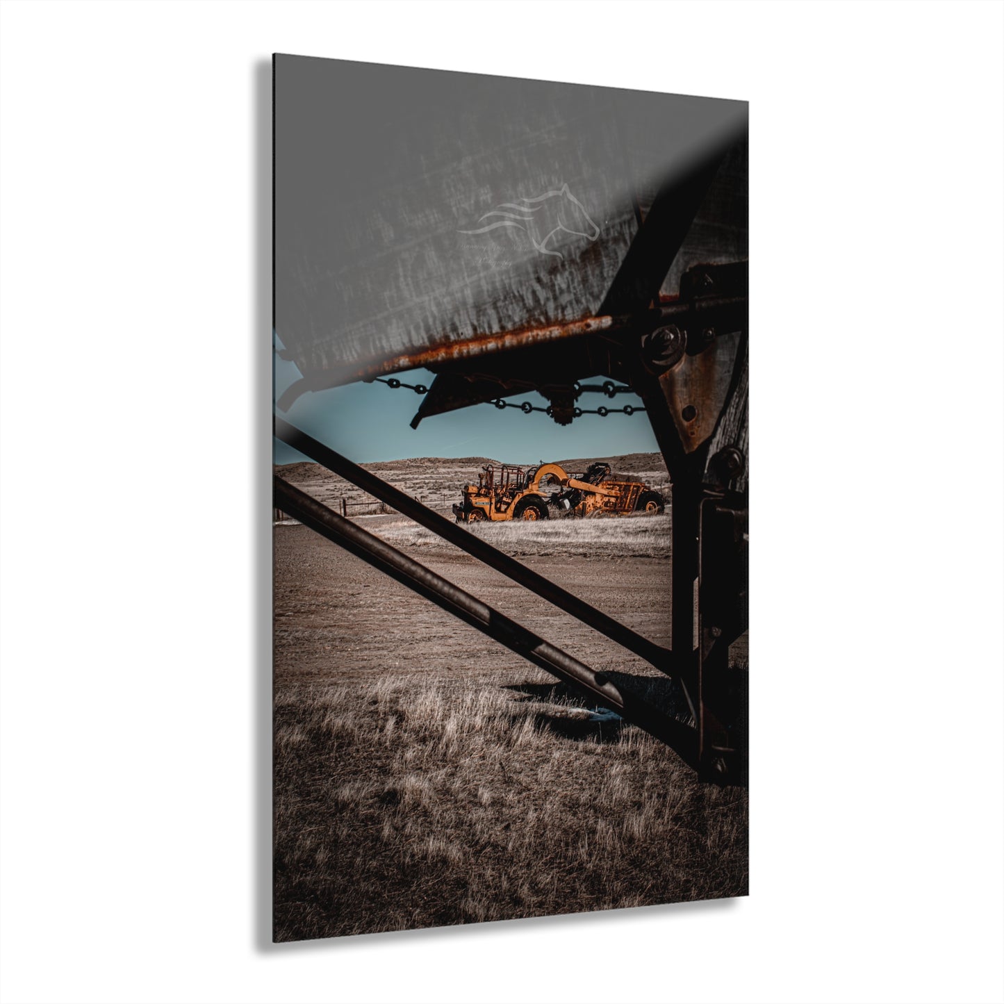 Rustic Yellow John Deer Acrylic