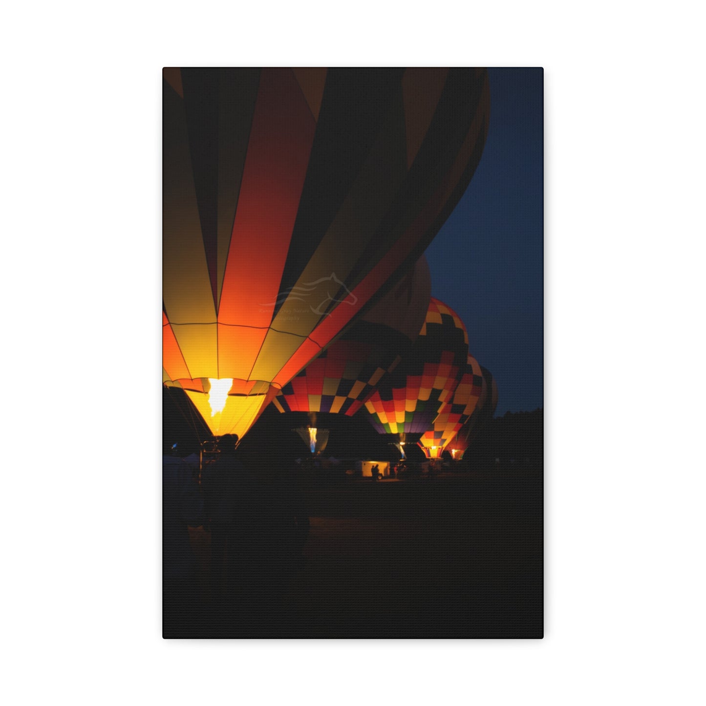 Vibrant Hot Air Balloon Canvas