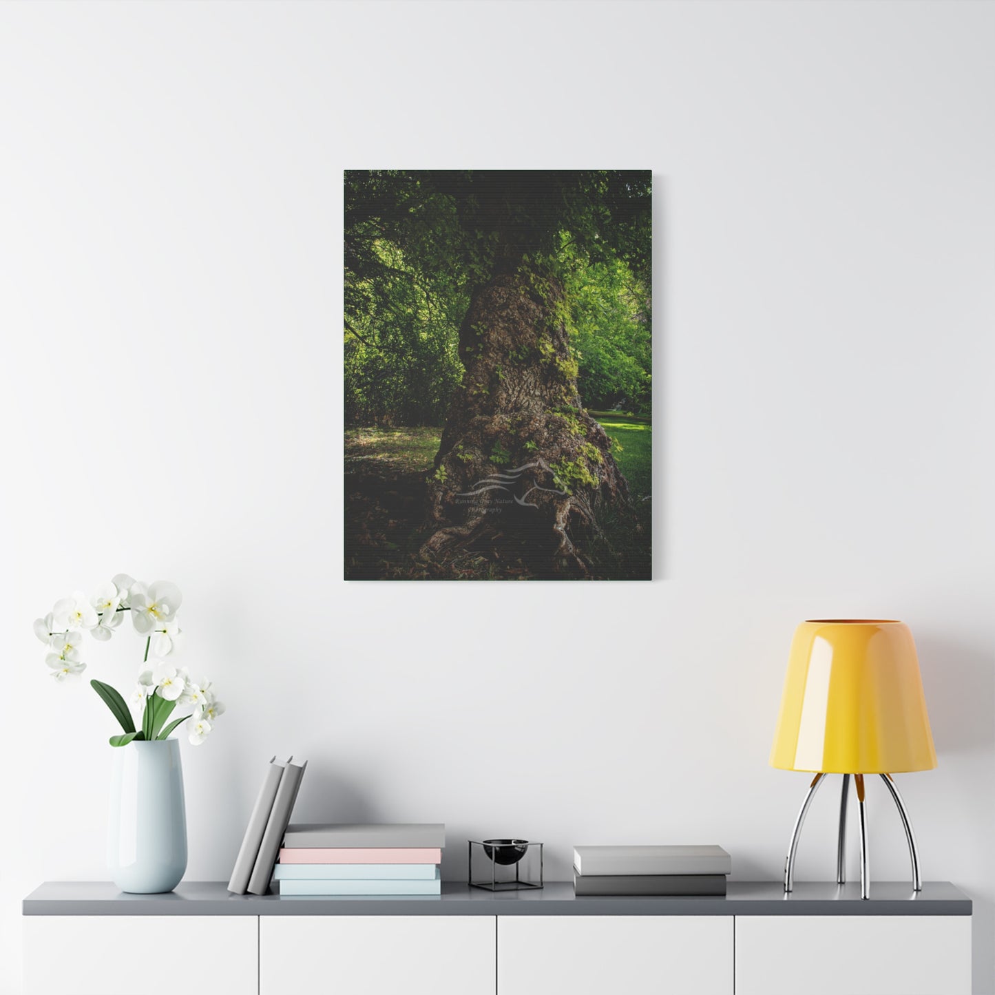 Natural Green Tree Canvas