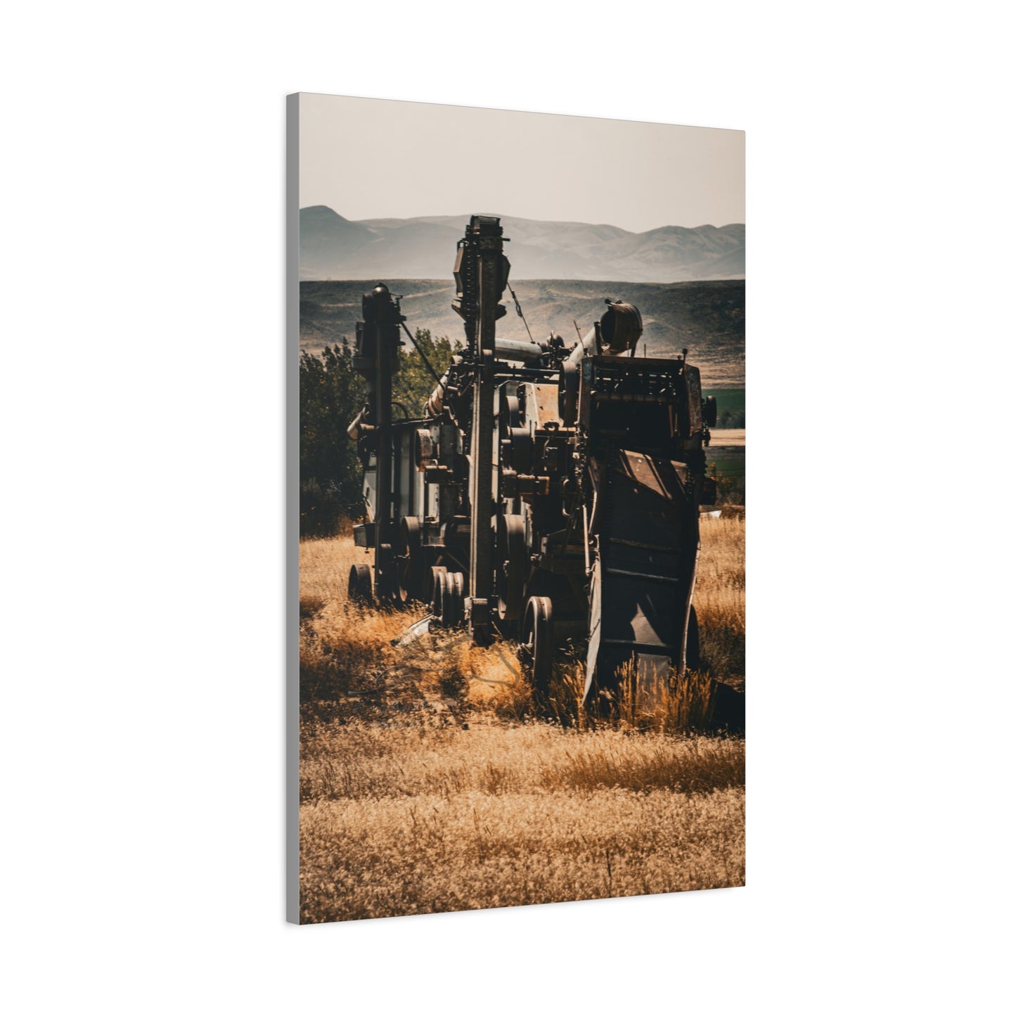 Rustic Farm Equipment Canvas