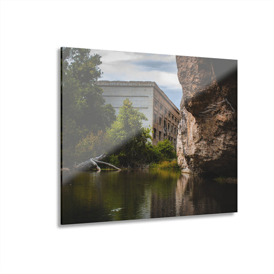 Rustic Ayres Natural Bridge Building Acrylic