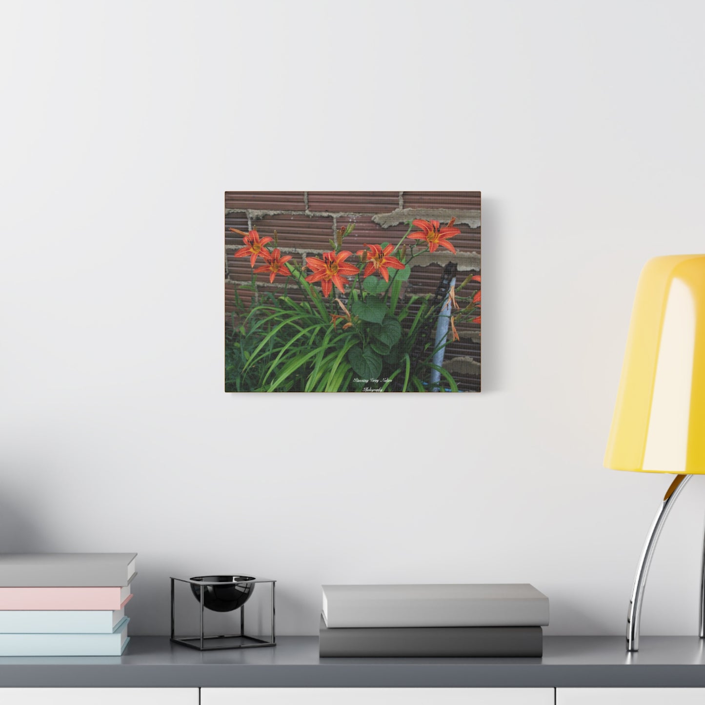 Orange Tiger Day Lily Matte Canvas, Stretched, 1.25"