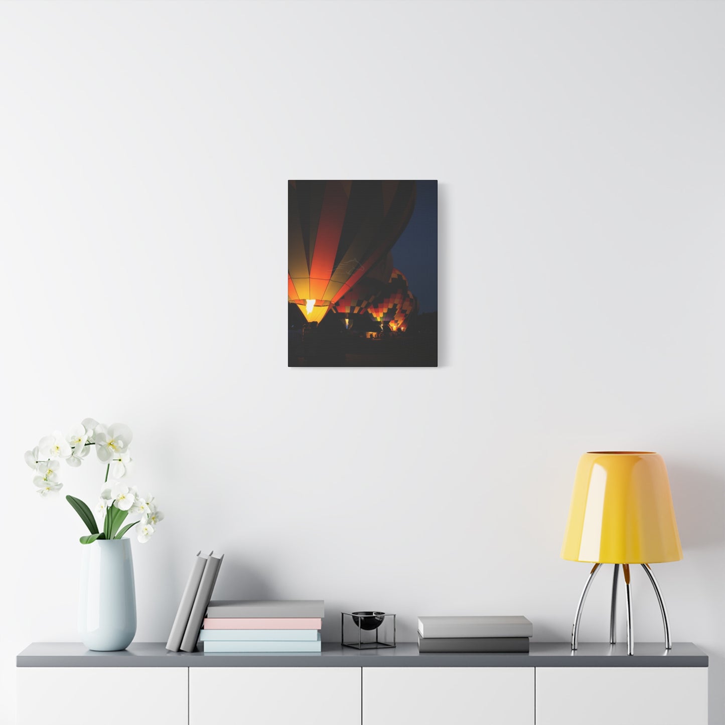 Vibrant Hot Air Balloon Canvas