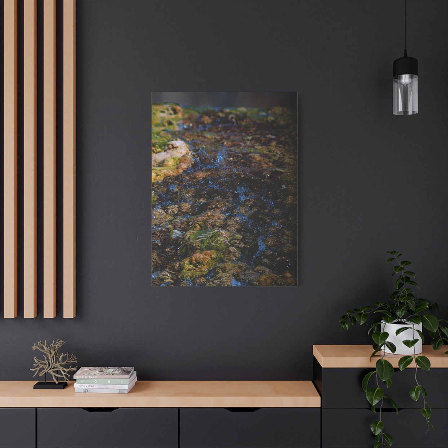 Hot Springs Waterfall Canvas
