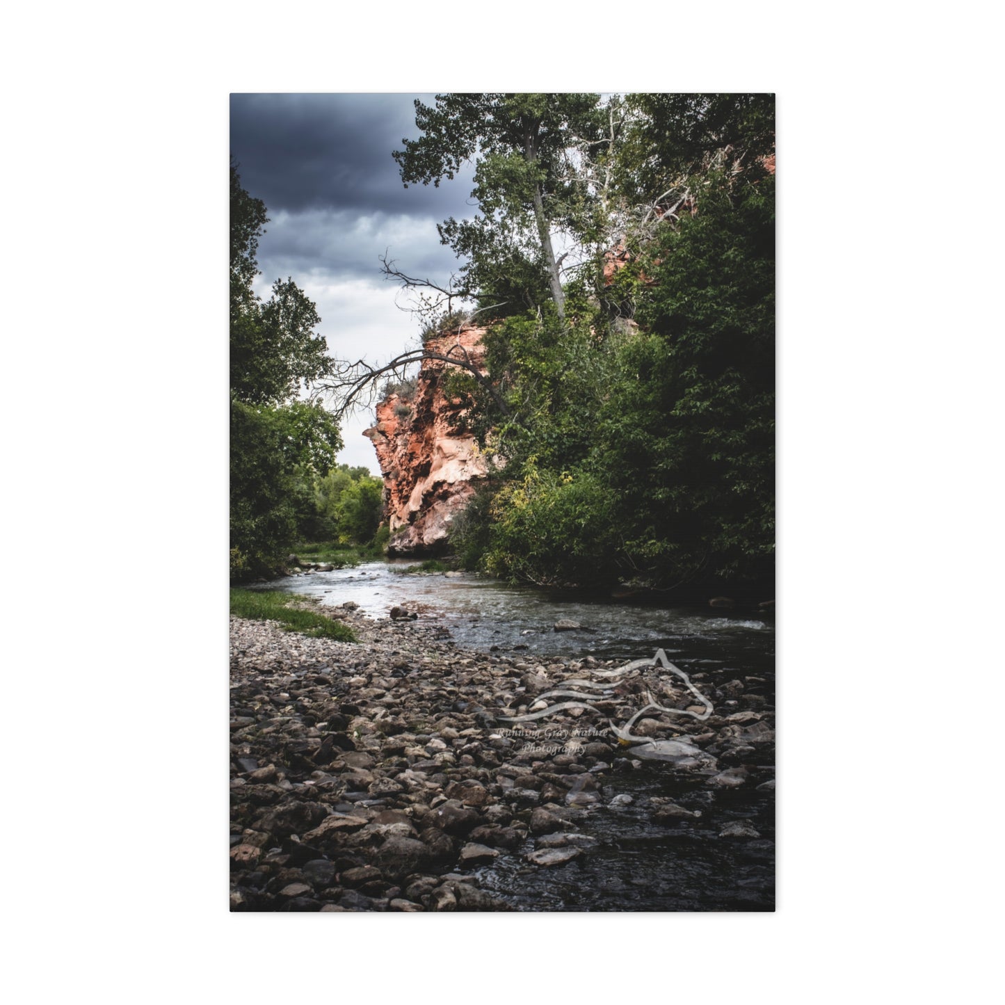 Storm Cloudes near Ayres Natural Bridge Canvas