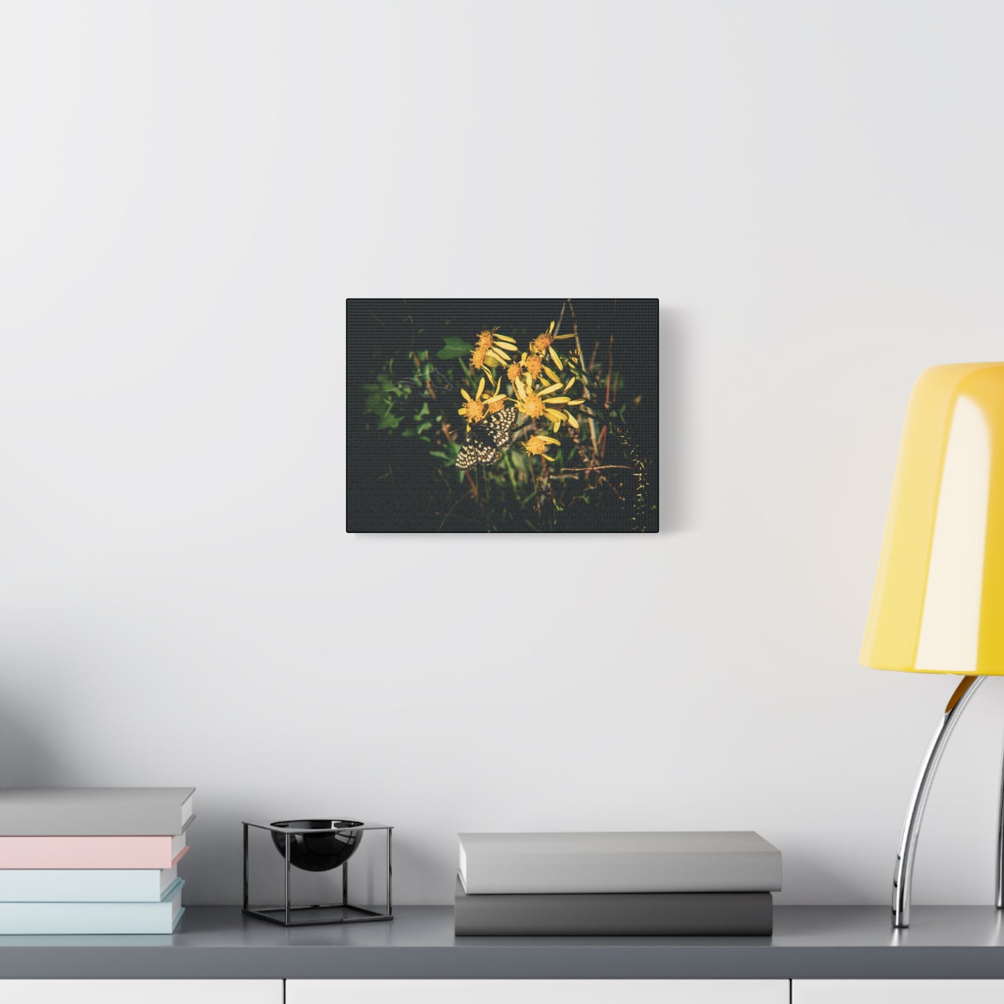 Checkerspot Butterfly Canvas