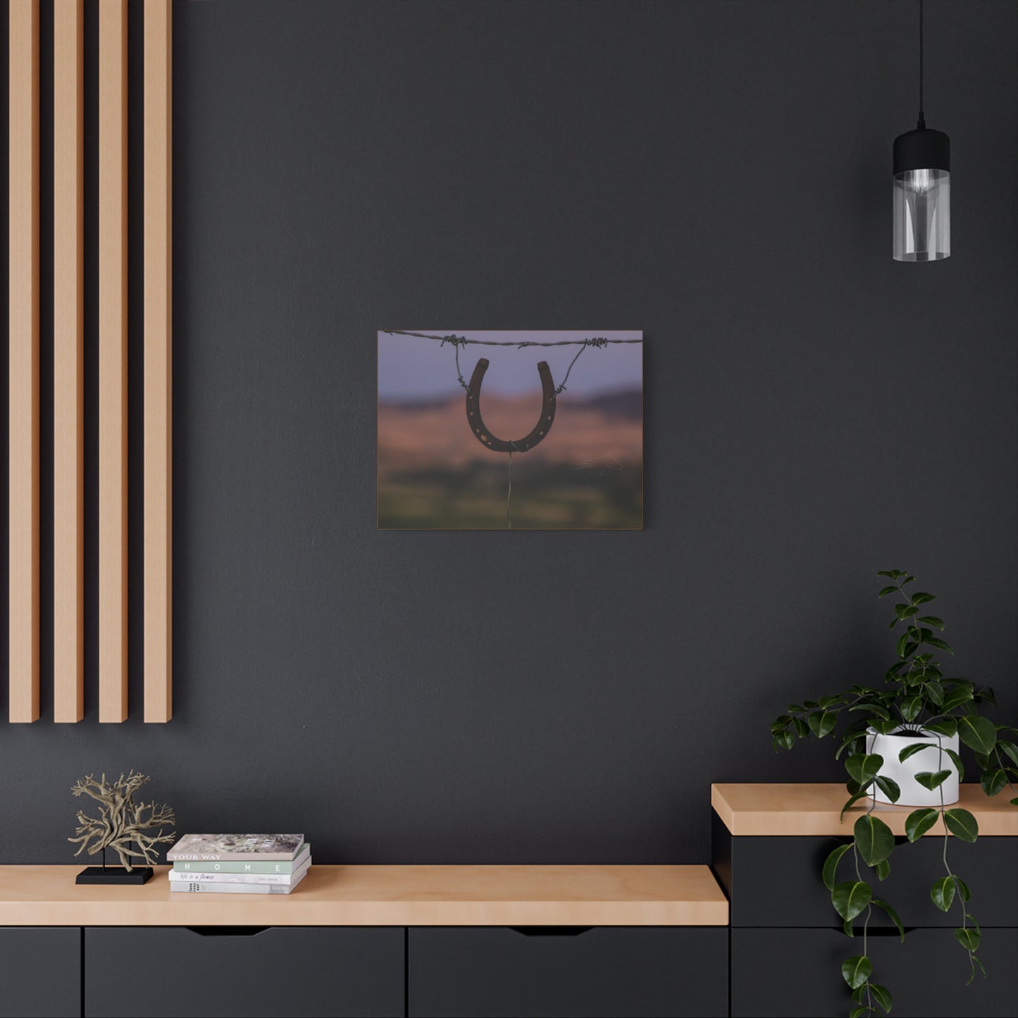 Rustic Horseshoe Canvas