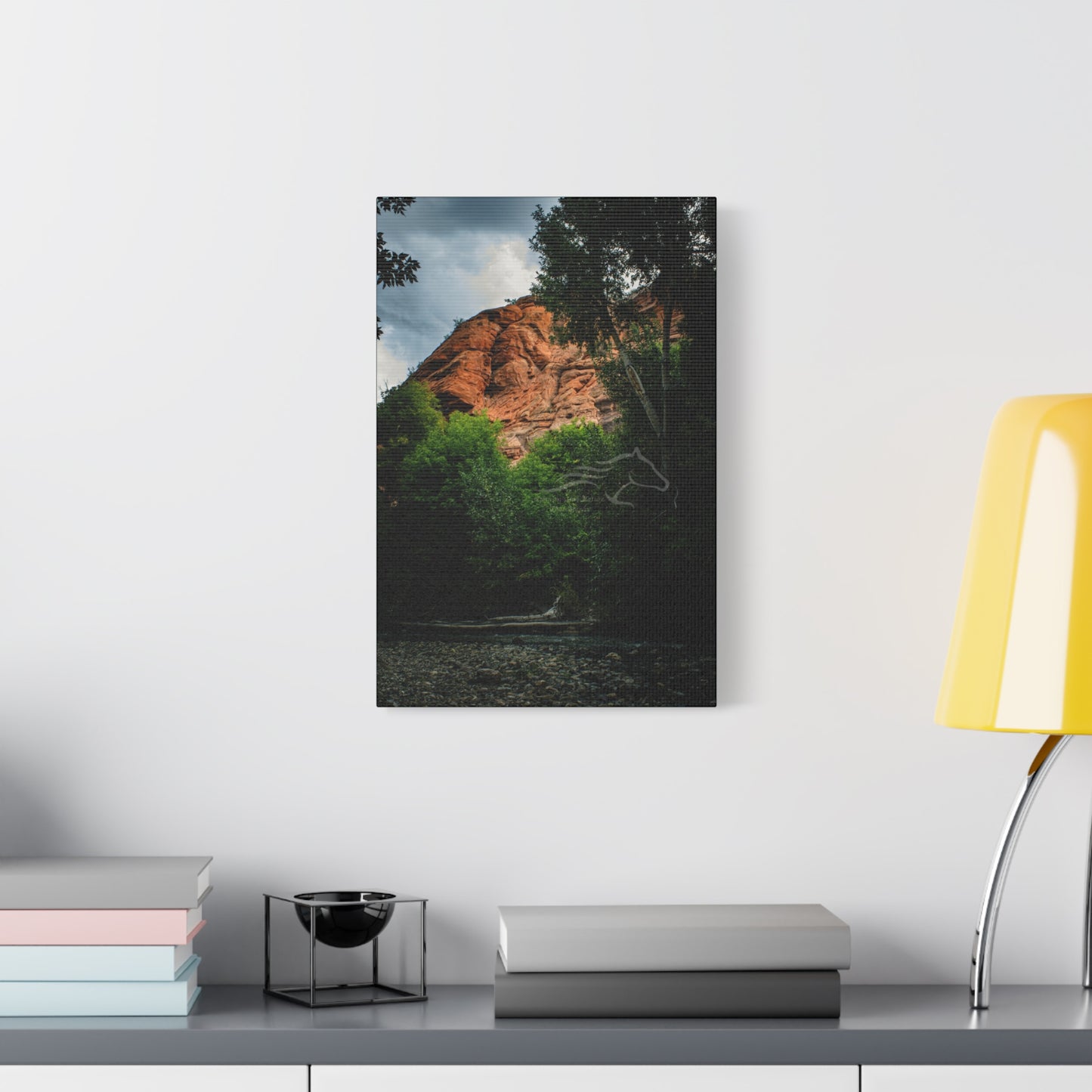 Red Rock Near Ayres Natural Bridge Canvas