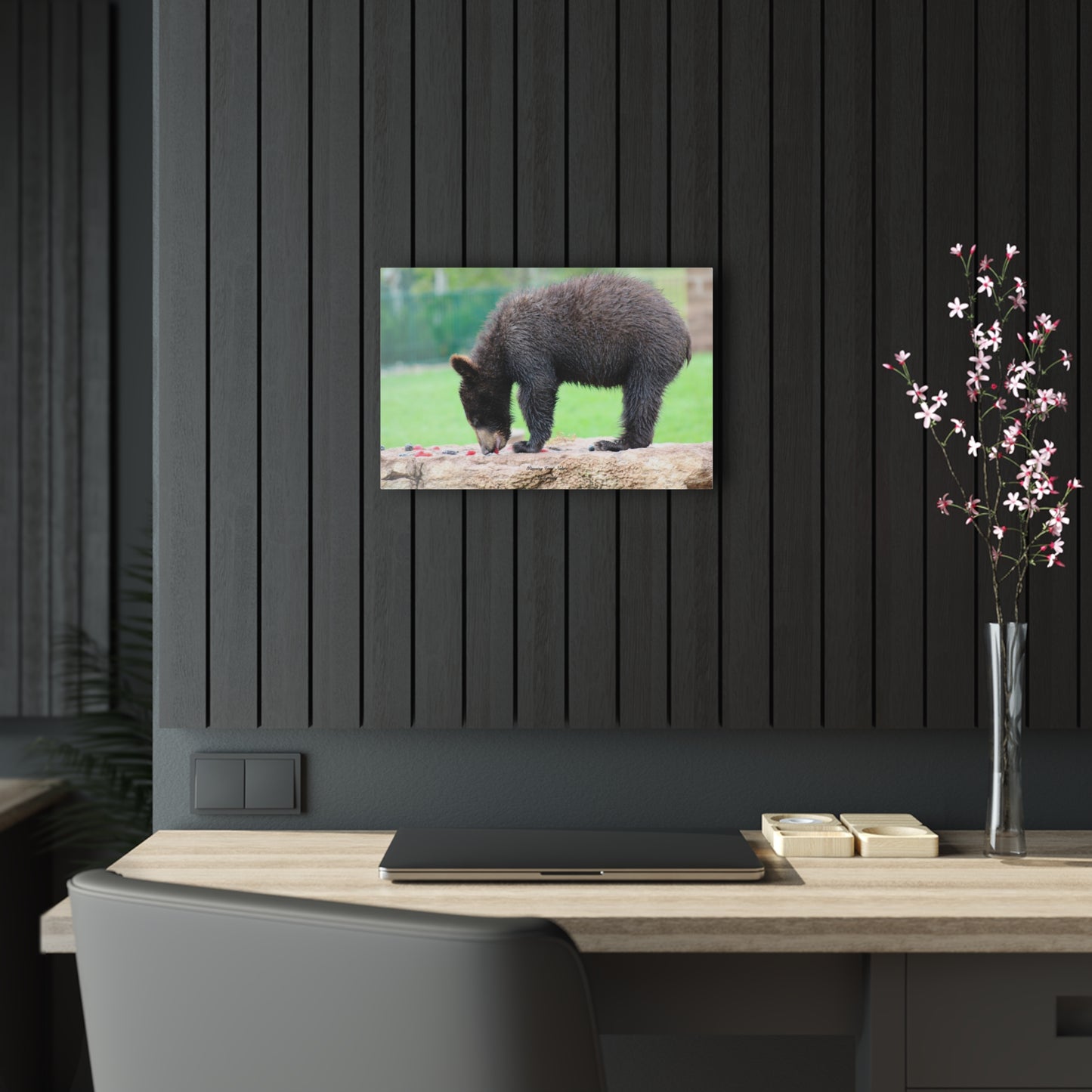 Strawberry Bear Acrylic Prints