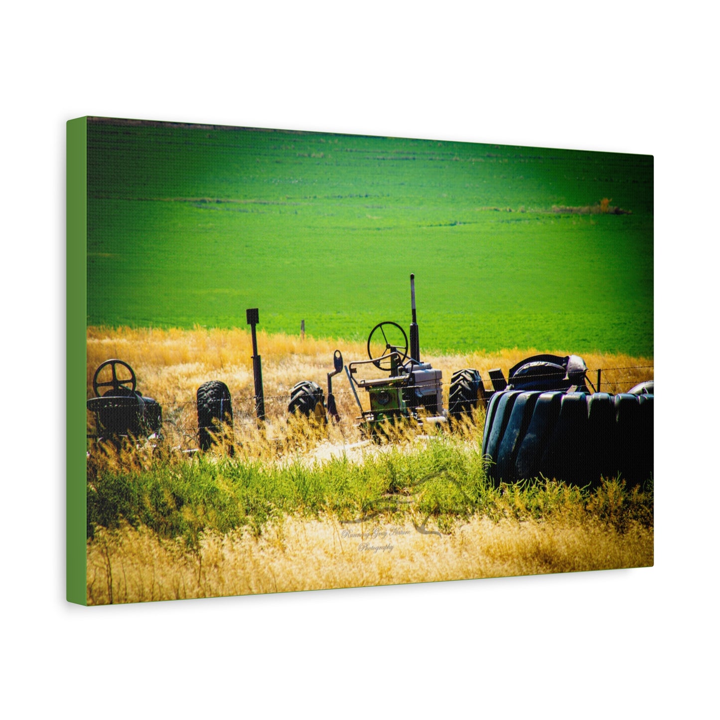 Rustic Tractor Canvas
