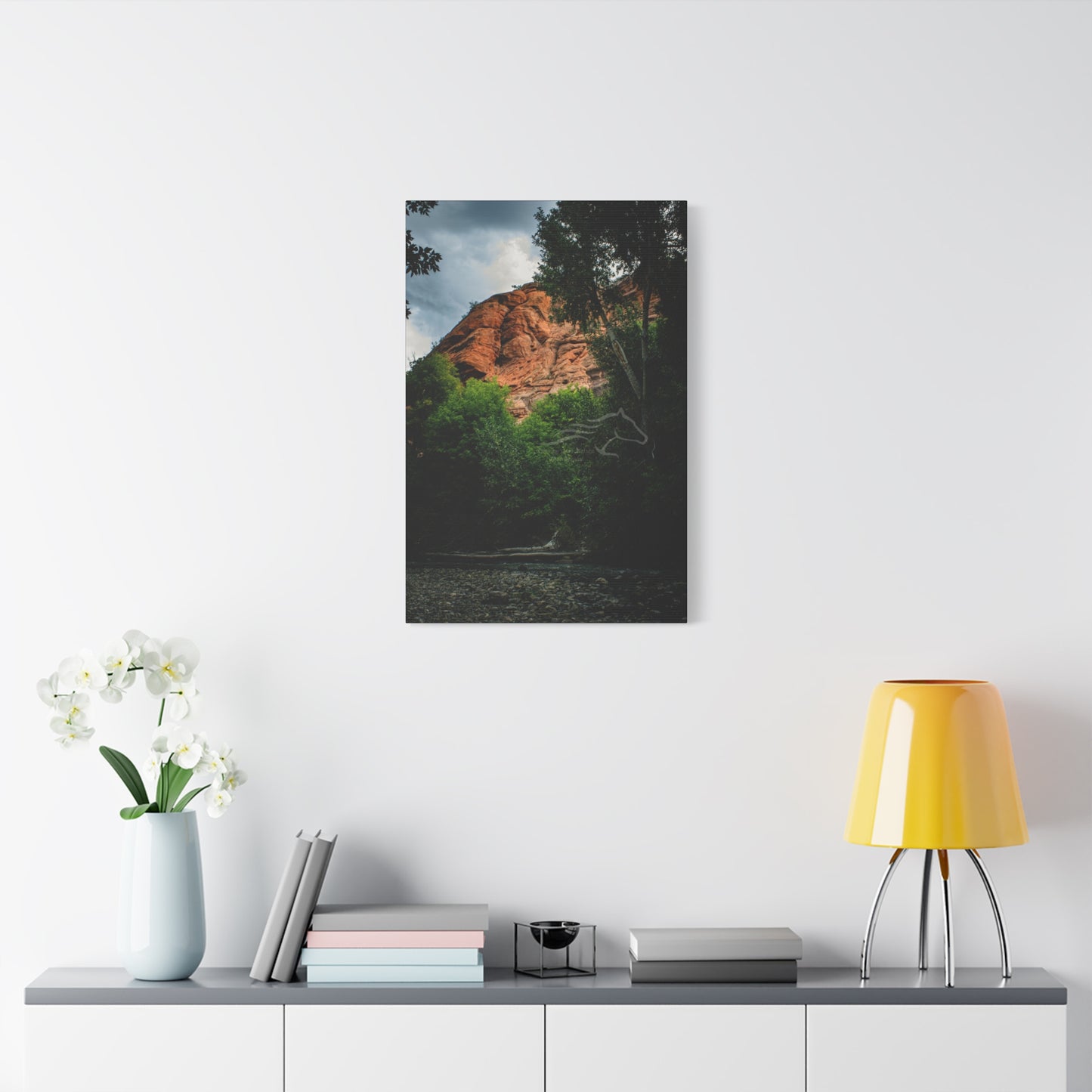 Red Rock Near Ayres Natural Bridge Canvas