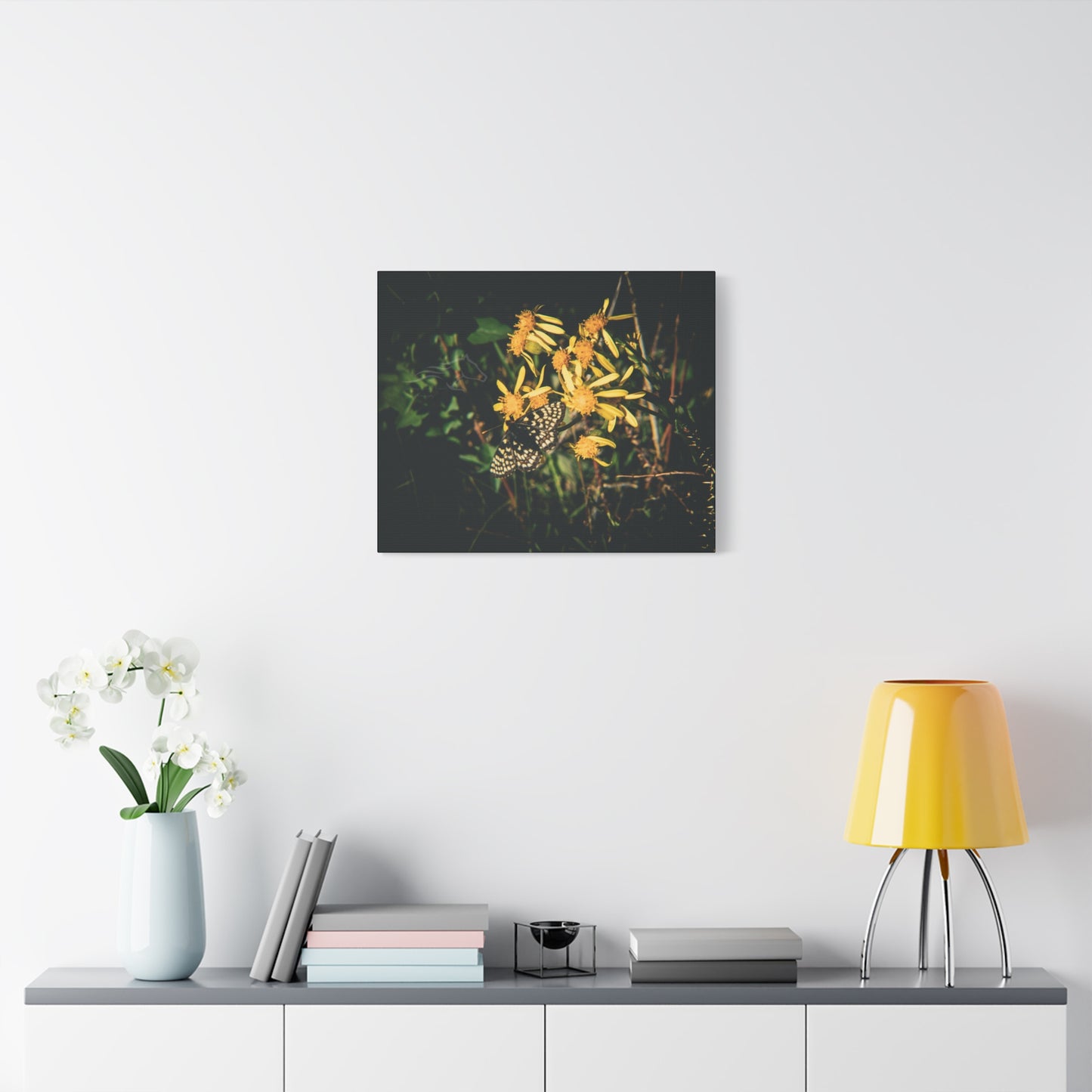 Checkerspot Butterfly Canvas