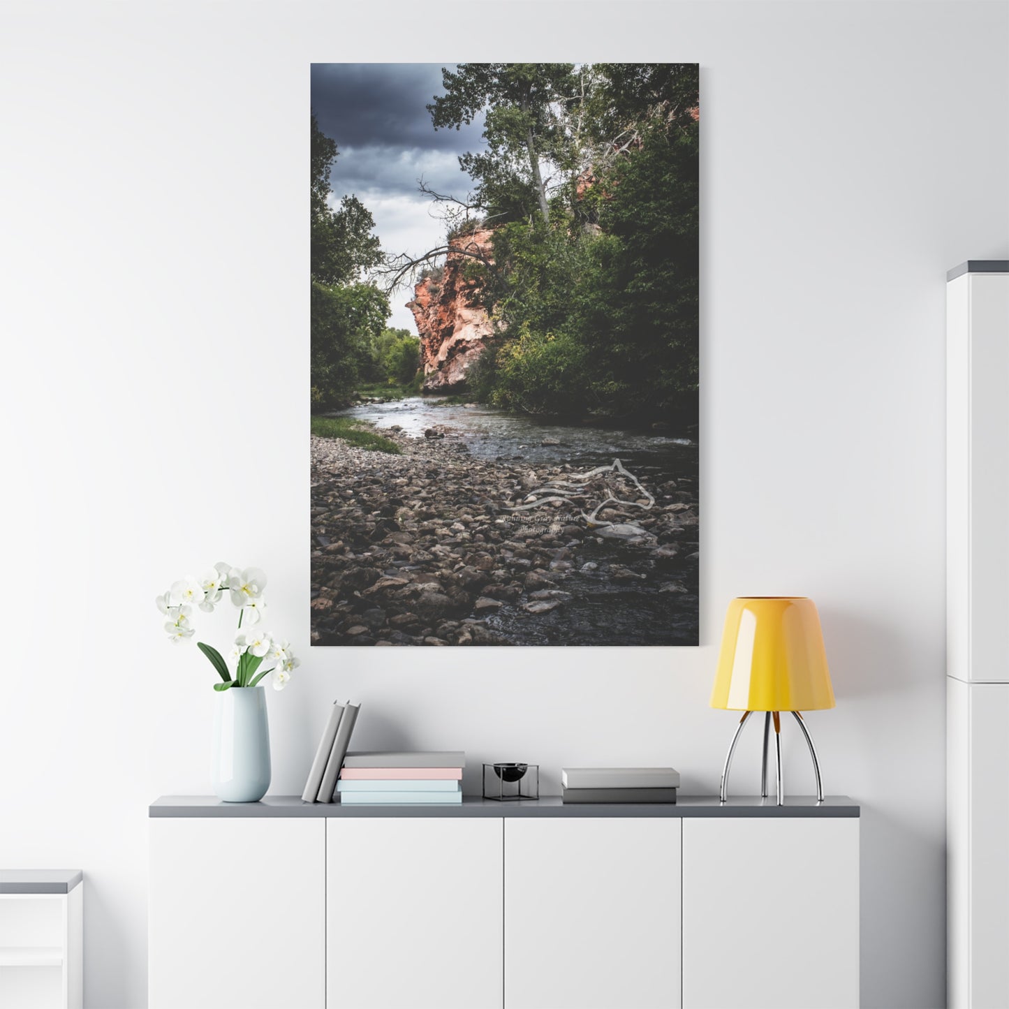 Storm Cloudes near Ayres Natural Bridge Canvas