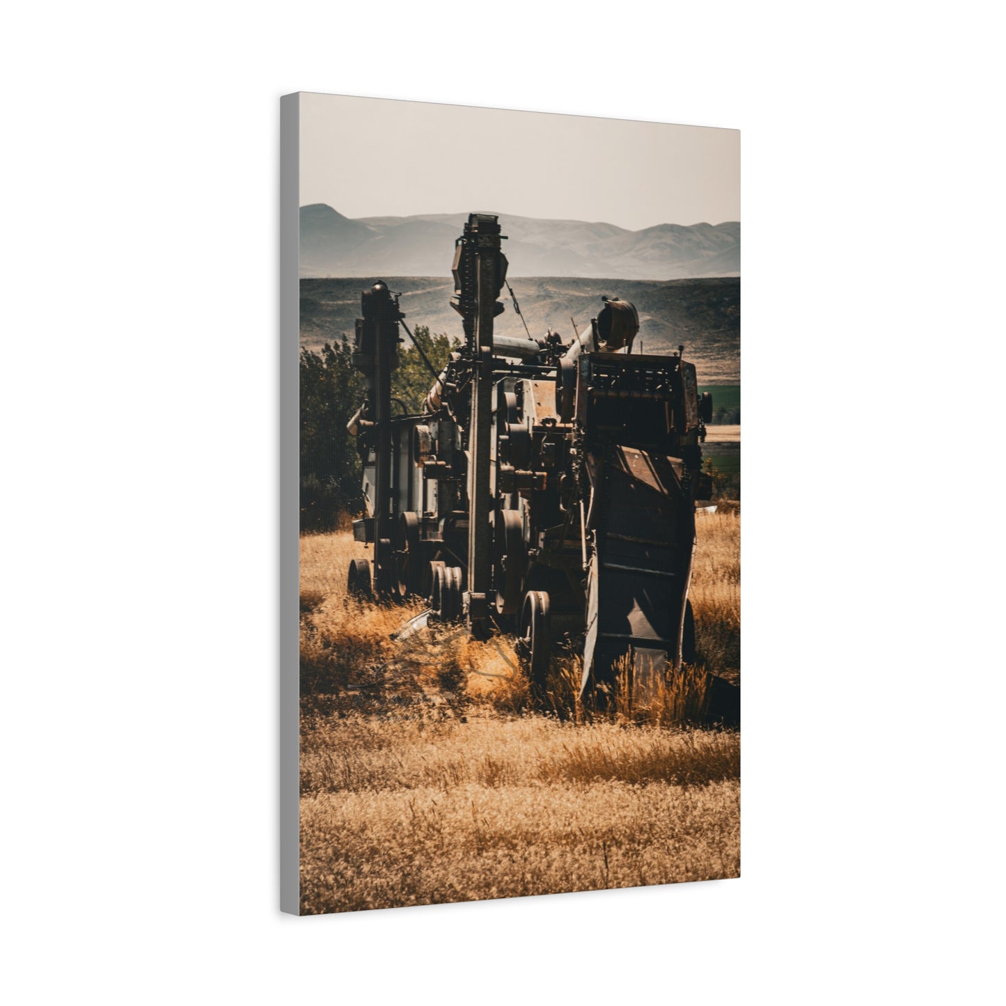 Rustic Farm Equipment Canvas