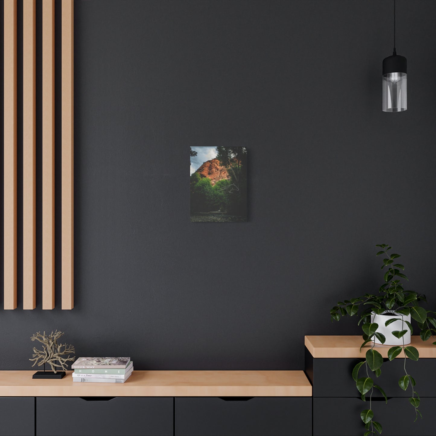 Red Rock Near Ayres Natural Bridge Canvas