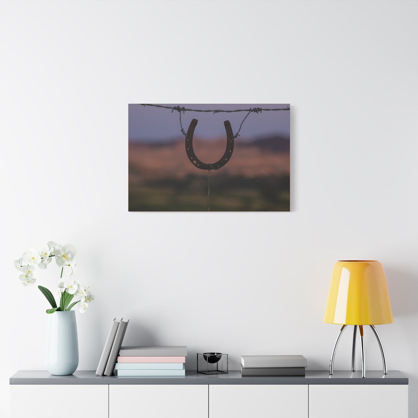 Rustic Horseshoe Canvas