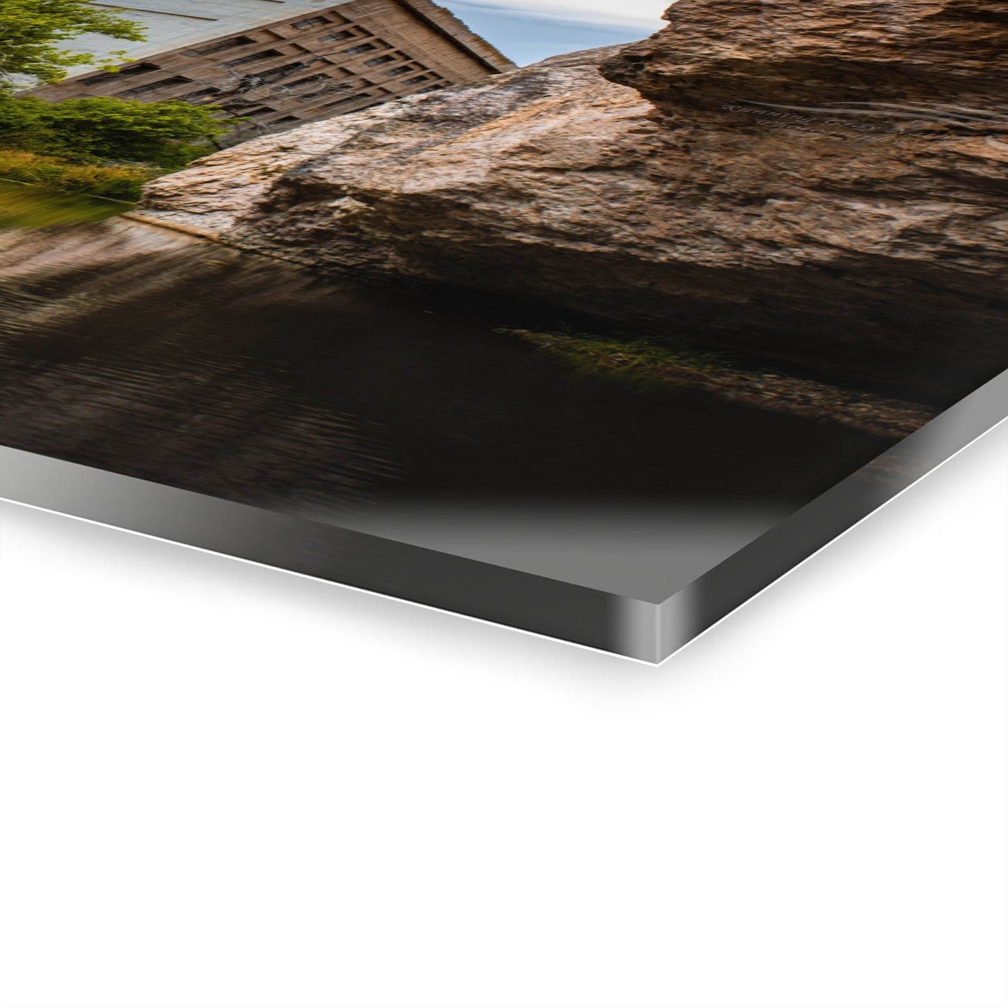 Rustic Ayres Natural Bridge Building Acrylic