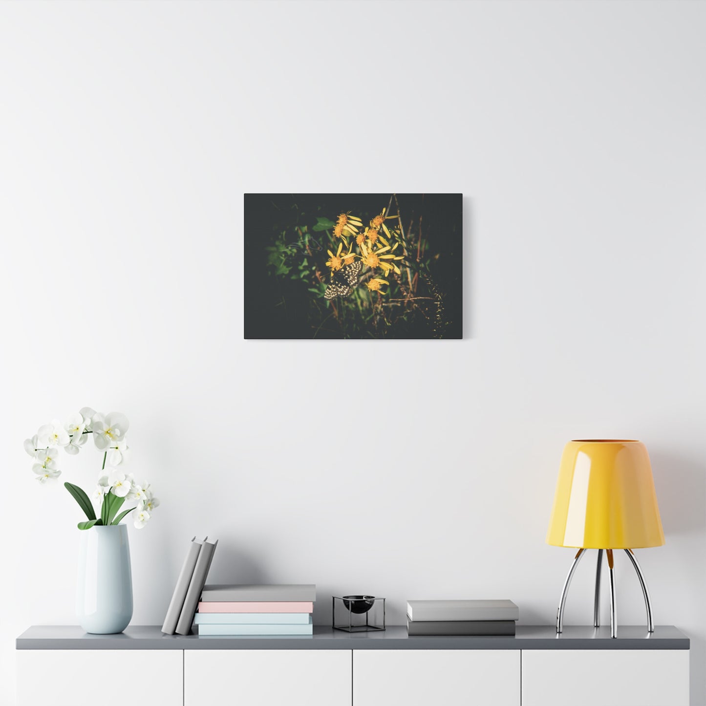 Checkerspot Butterfly Canvas