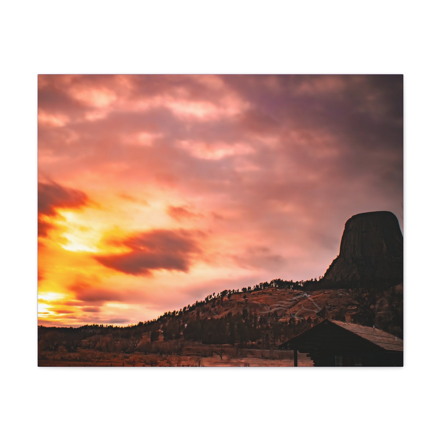 Devils Tower Canvas