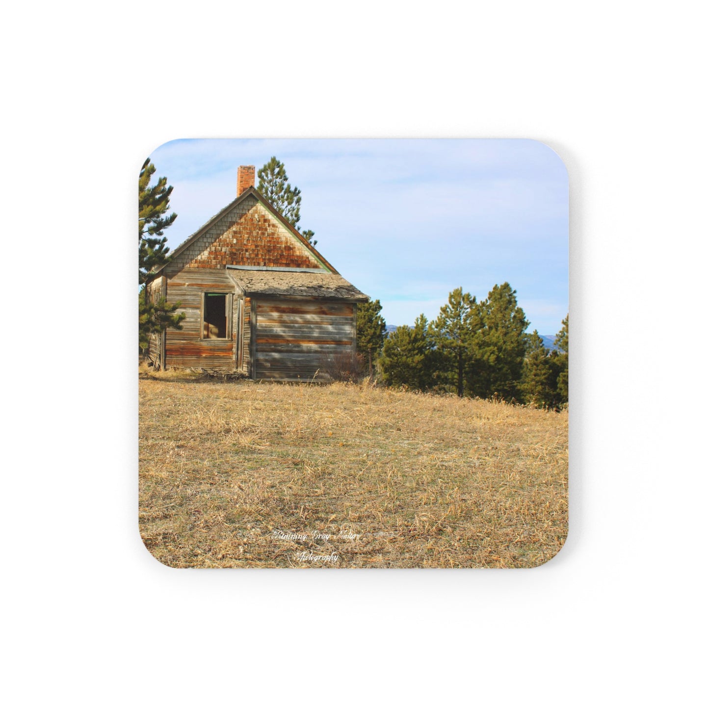 Old Ranch Building Coasters