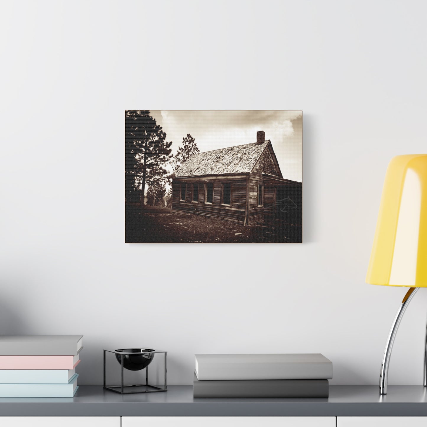 Rustic Bunk House Canvas