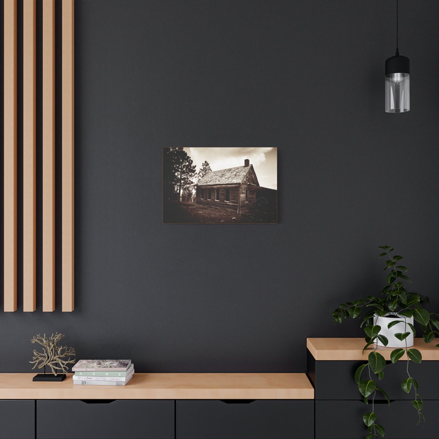 Rustic Bunk House Canvas