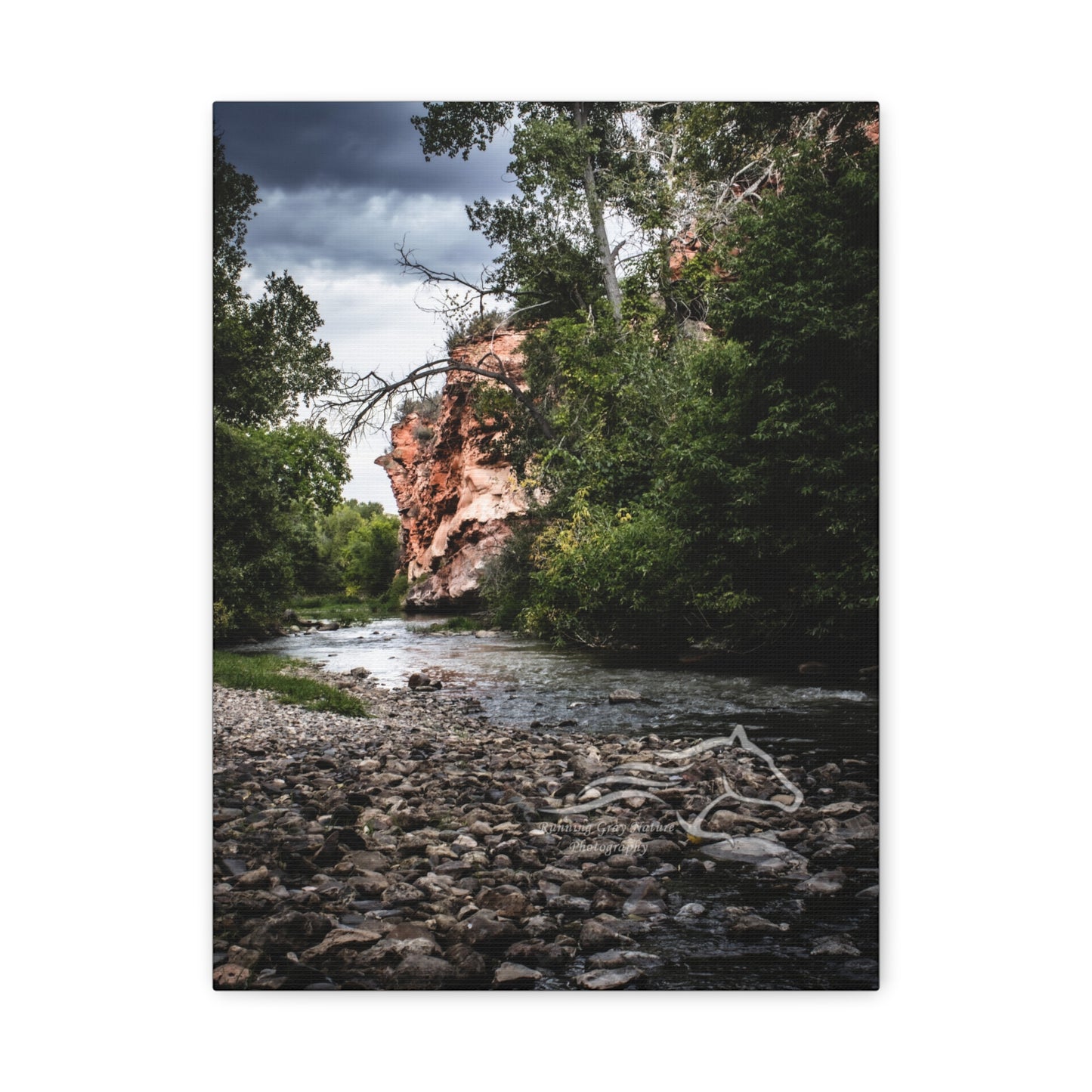 Storm Cloudes near Ayres Natural Bridge Canvas
