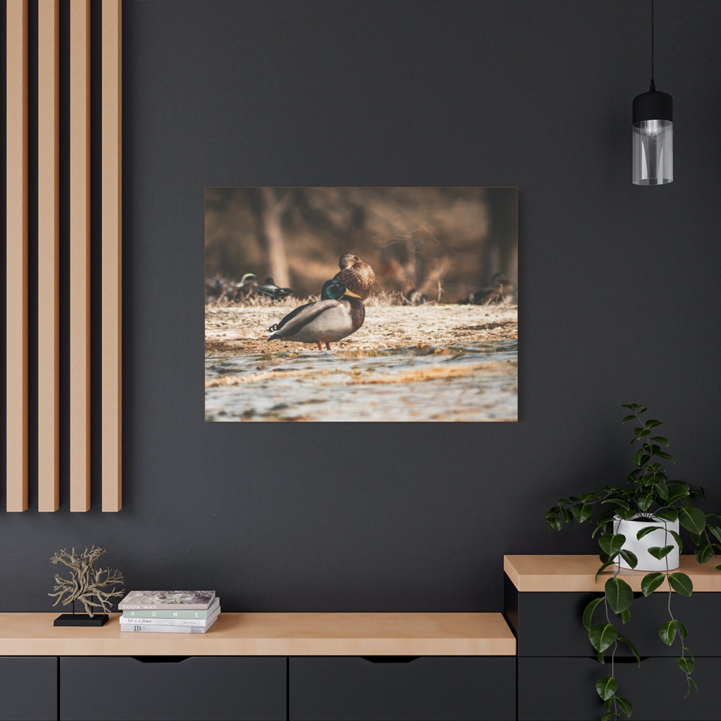 Nature-Inspired Duck Canvas
