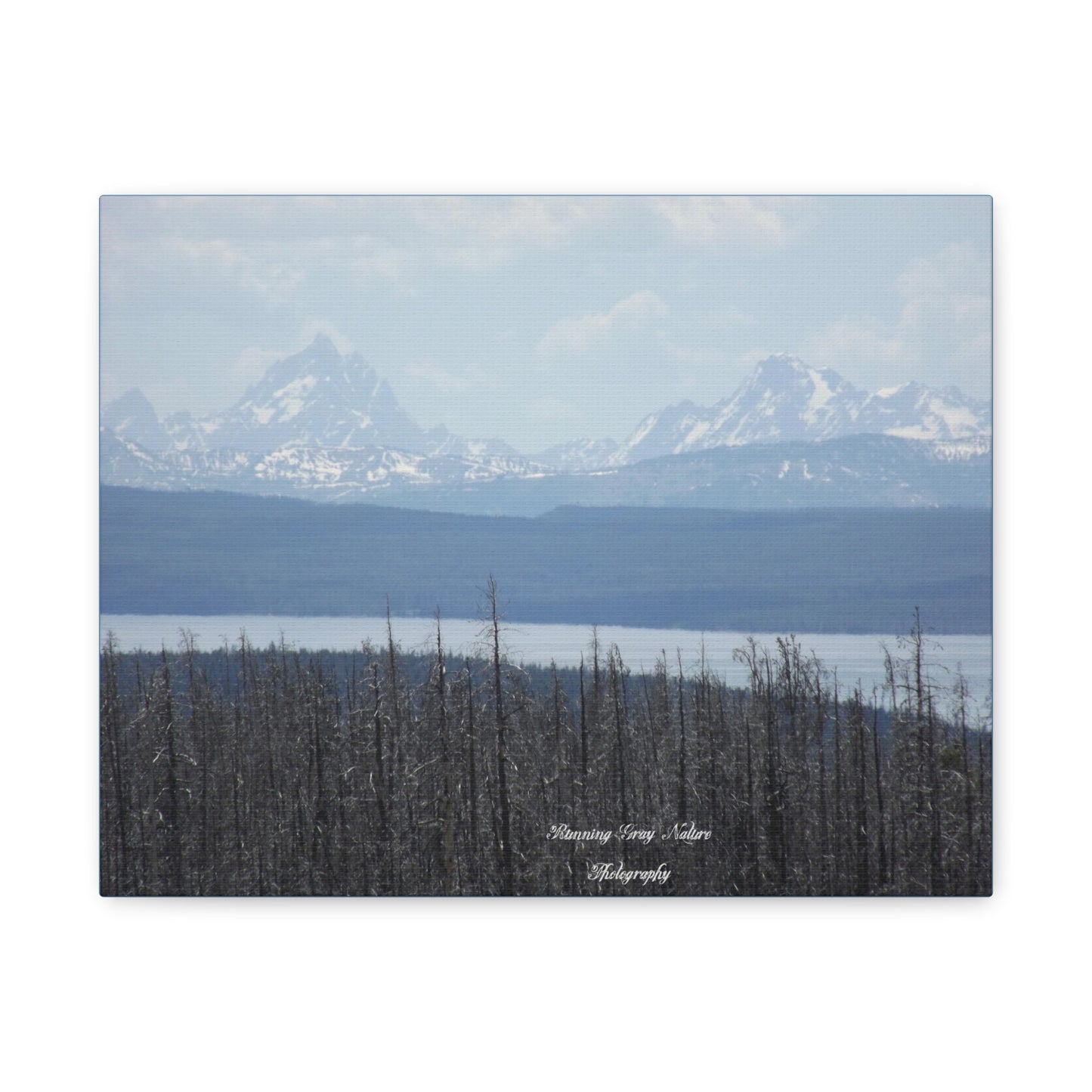 Teton Range Matte Canvas, Stretched, 1.25"