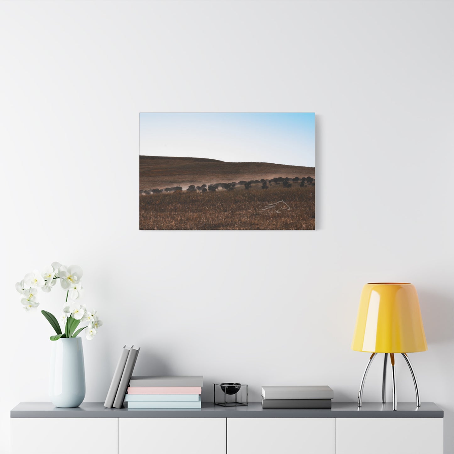 Buffalo Herd Canvas
