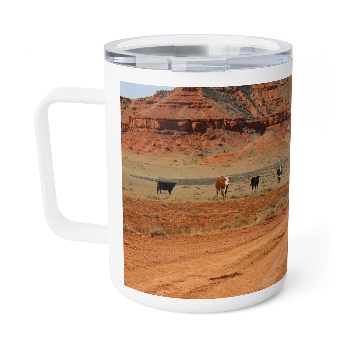 Long Horn Insulated Coffee Mug, 10oz