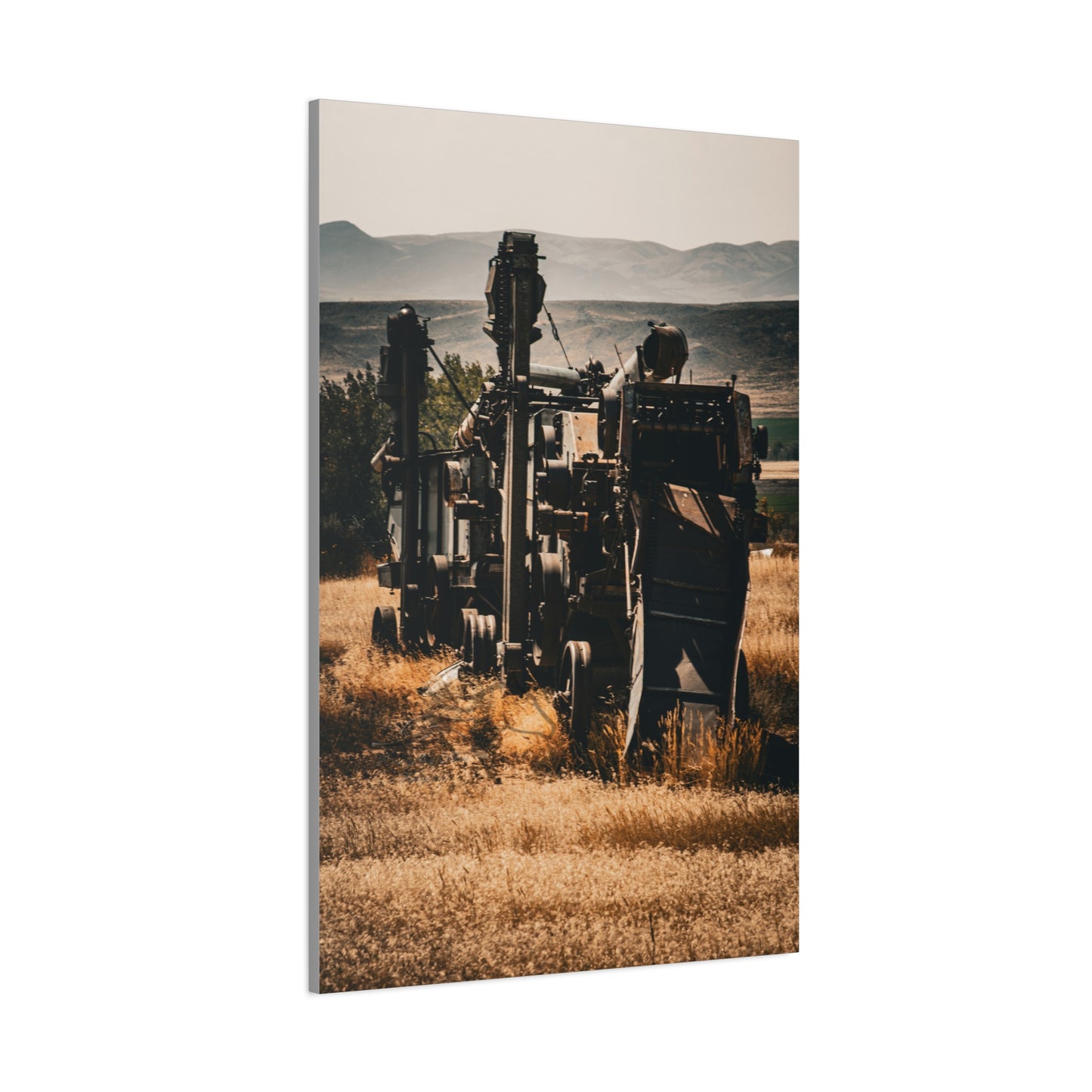 Rustic Farm Equipment Canvas