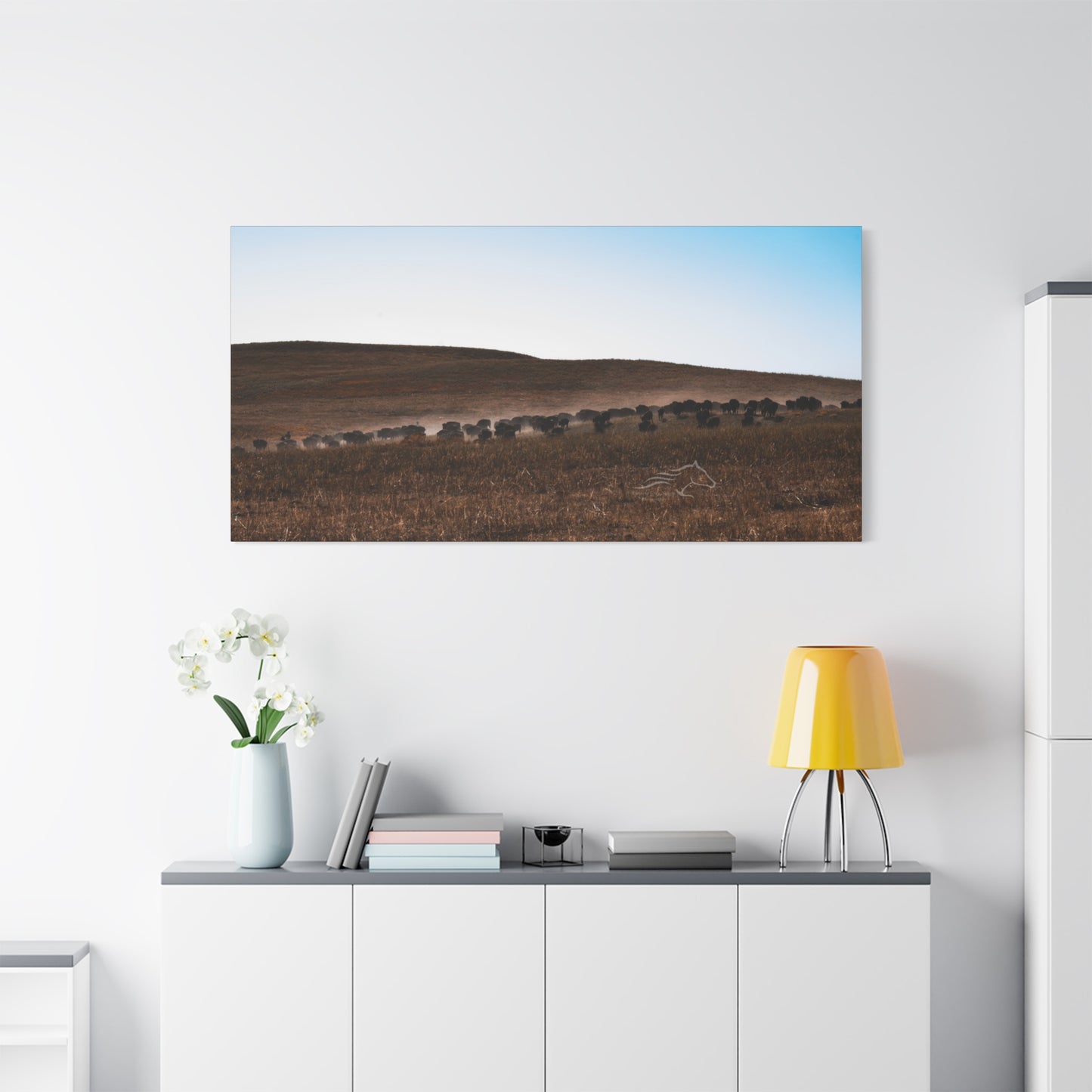 Buffalo Herd Canvas