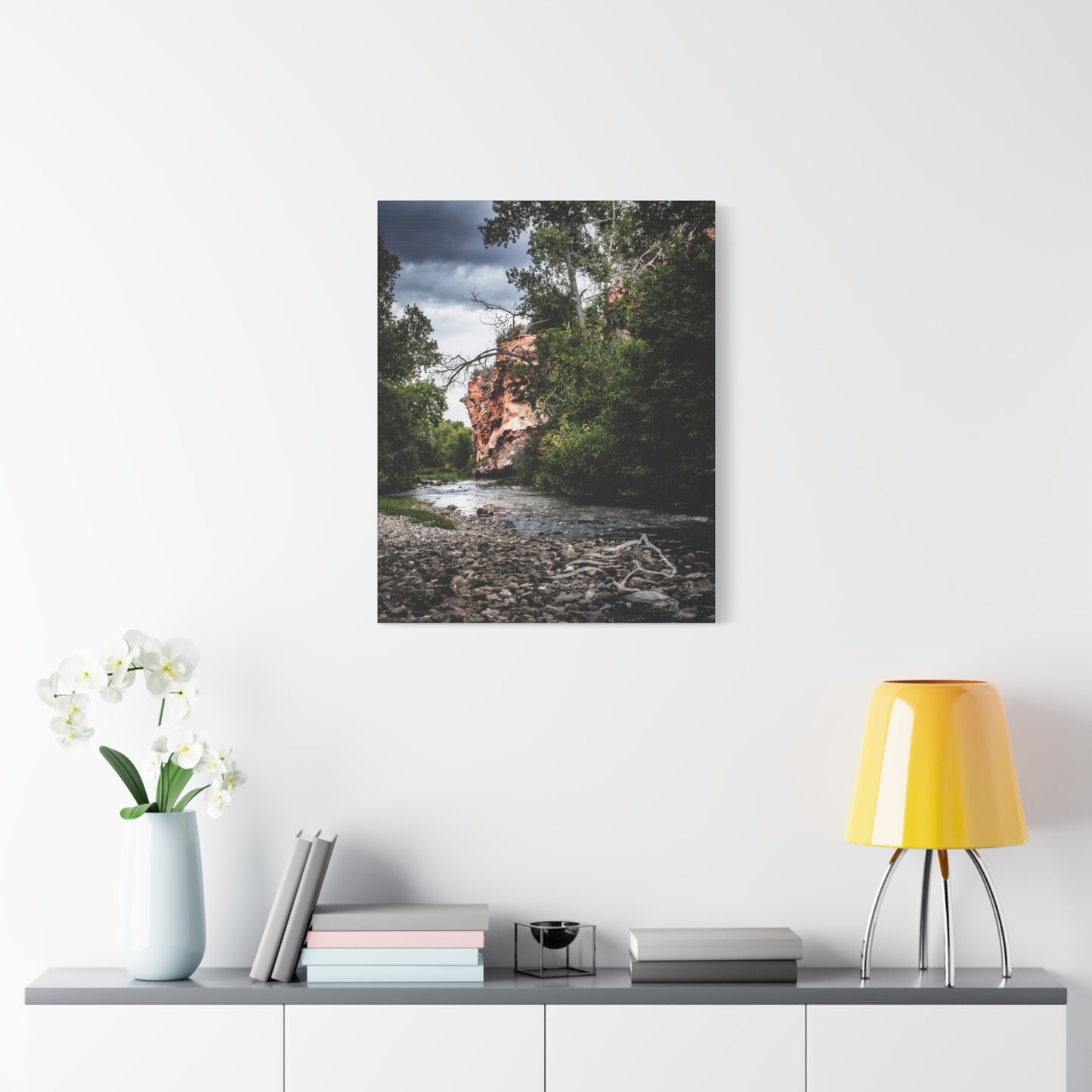 Storm Cloudes near Ayres Natural Bridge Canvas