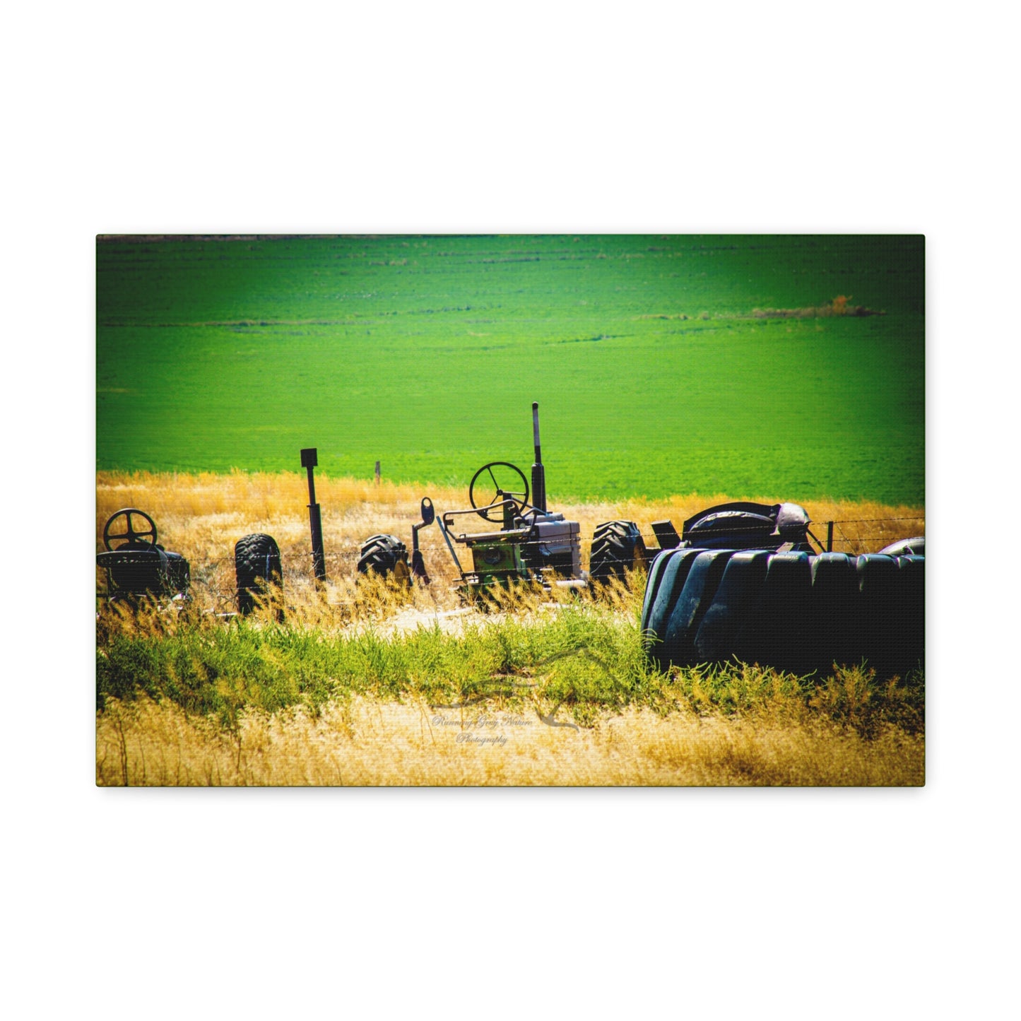 Rustic Tractor Canvas