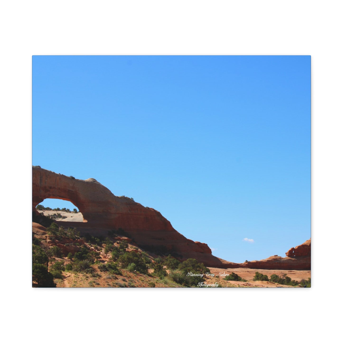 Hole in the Wall & Wilson Arch Utah Matte Canvas, Stretched, 1.25"