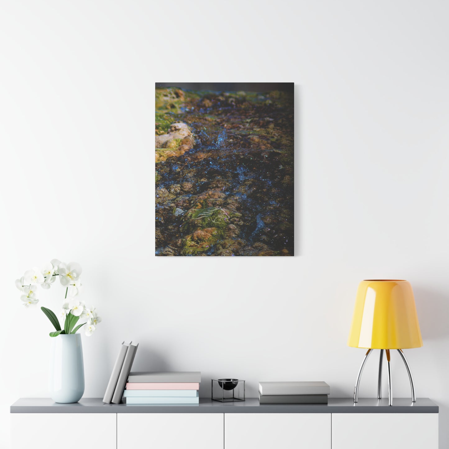 Hot Springs Waterfall Canvas