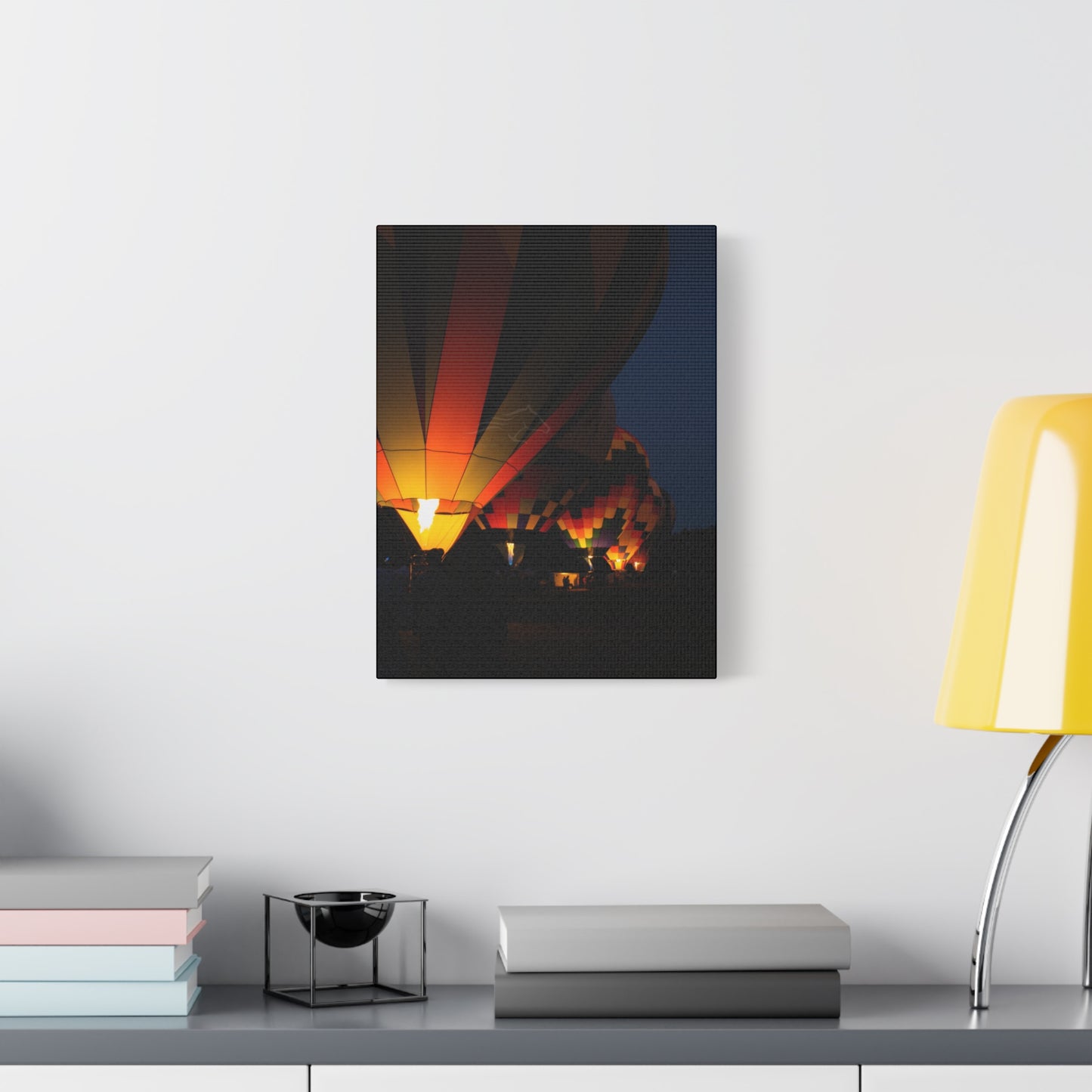 Vibrant Hot Air Balloon Canvas