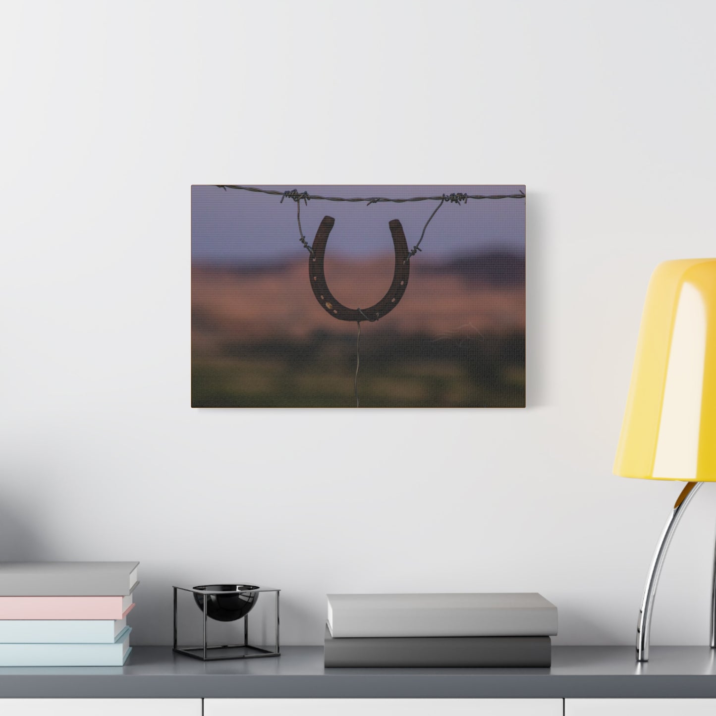 Rustic Horseshoe Canvas