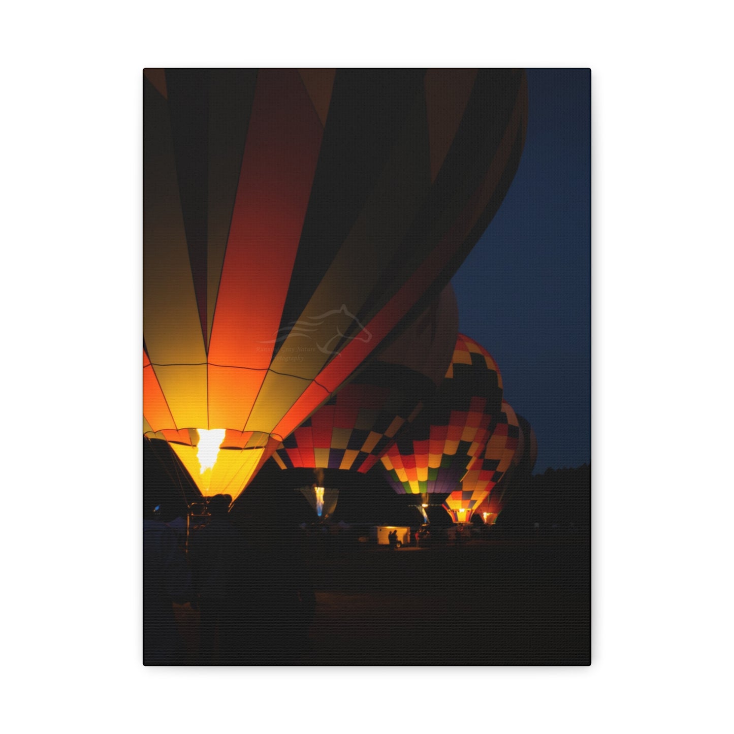 Vibrant Hot Air Balloon Canvas