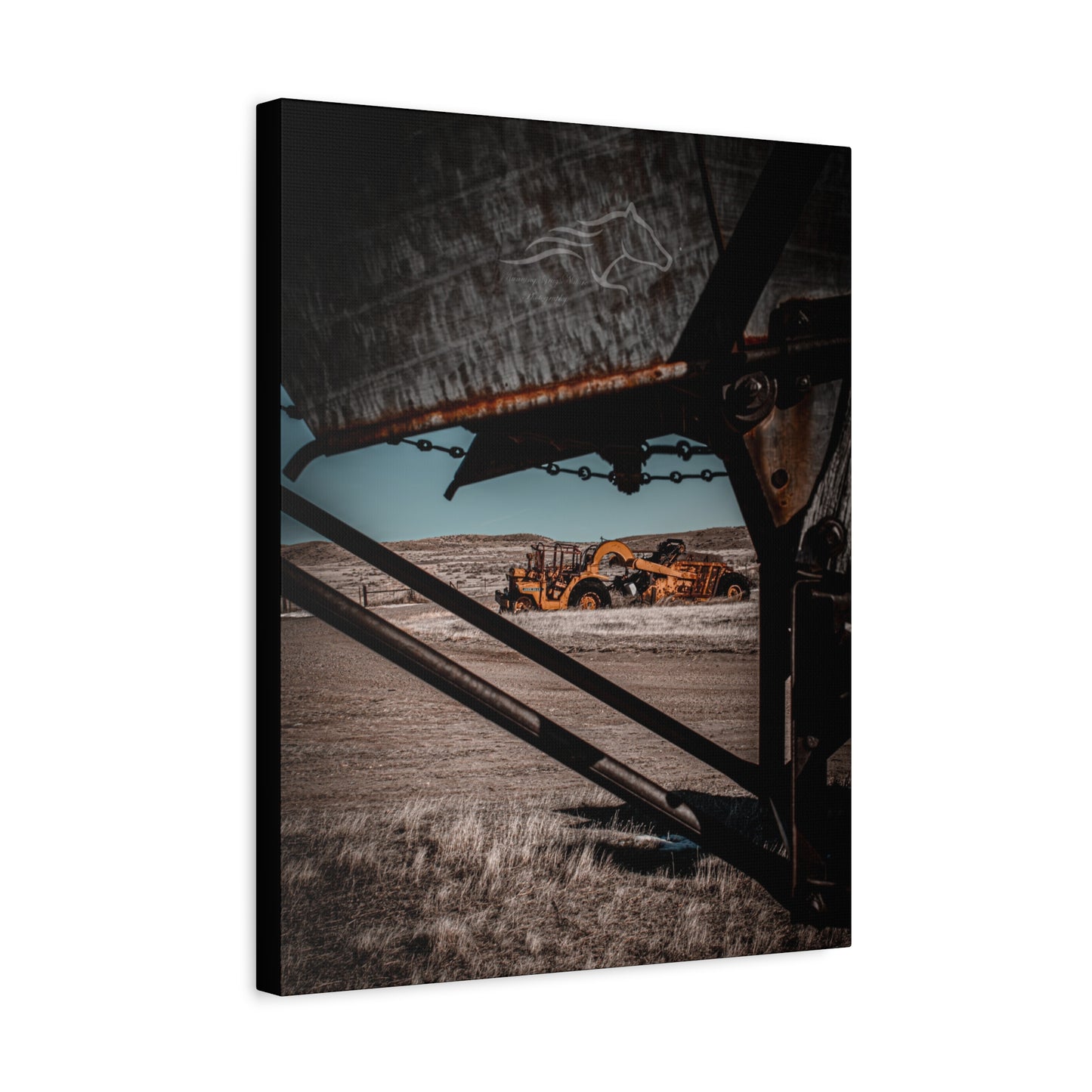 Rustic Yellow John Deer Canvas