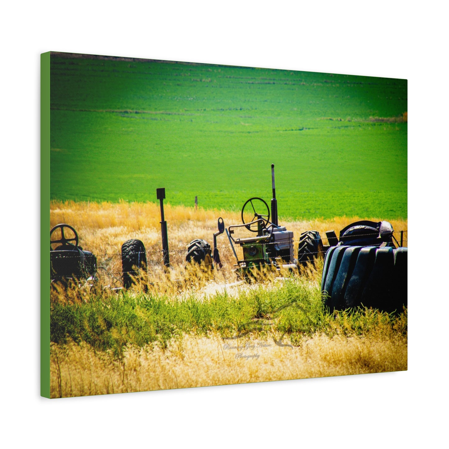 Rustic Tractor Canvas