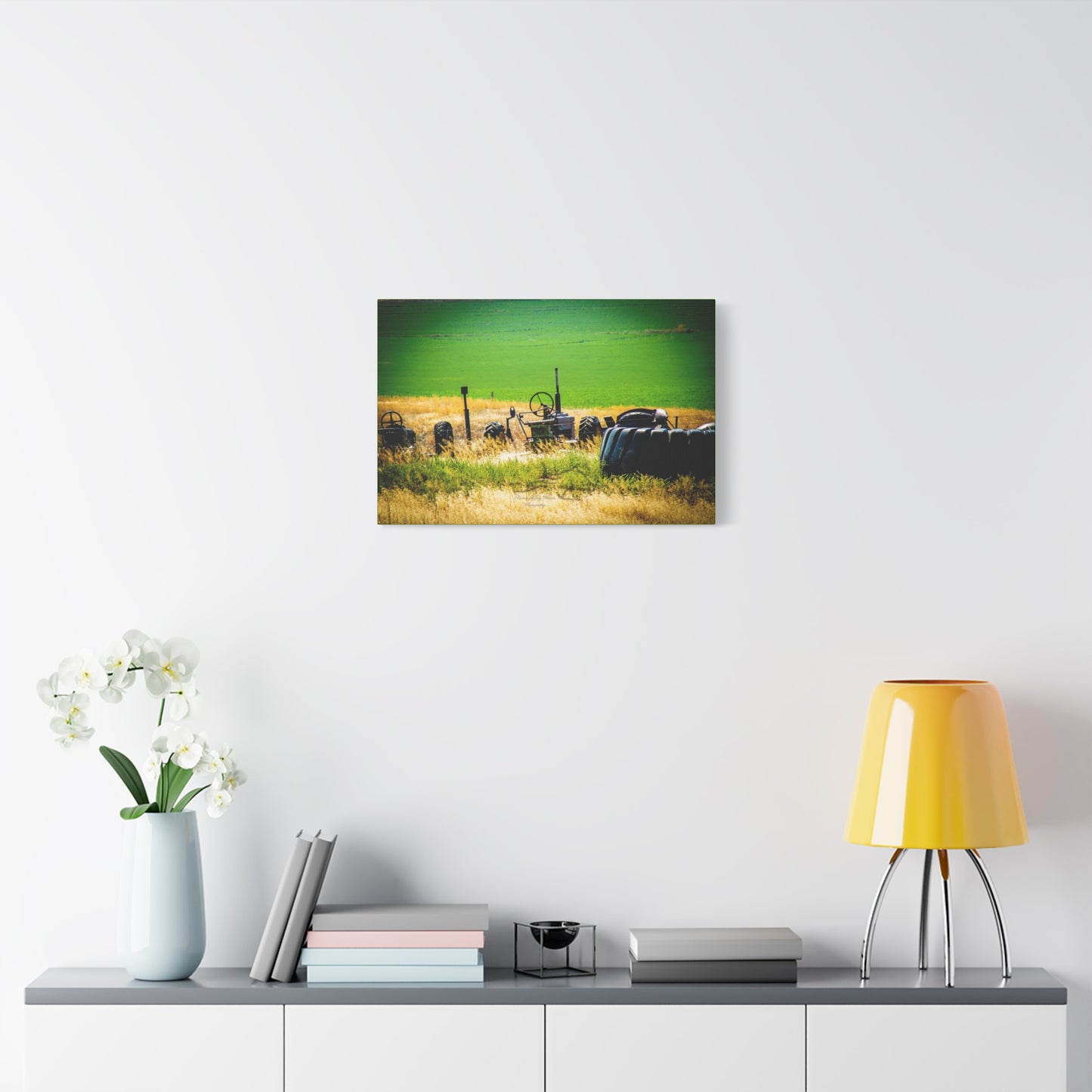 Rustic Tractor Canvas