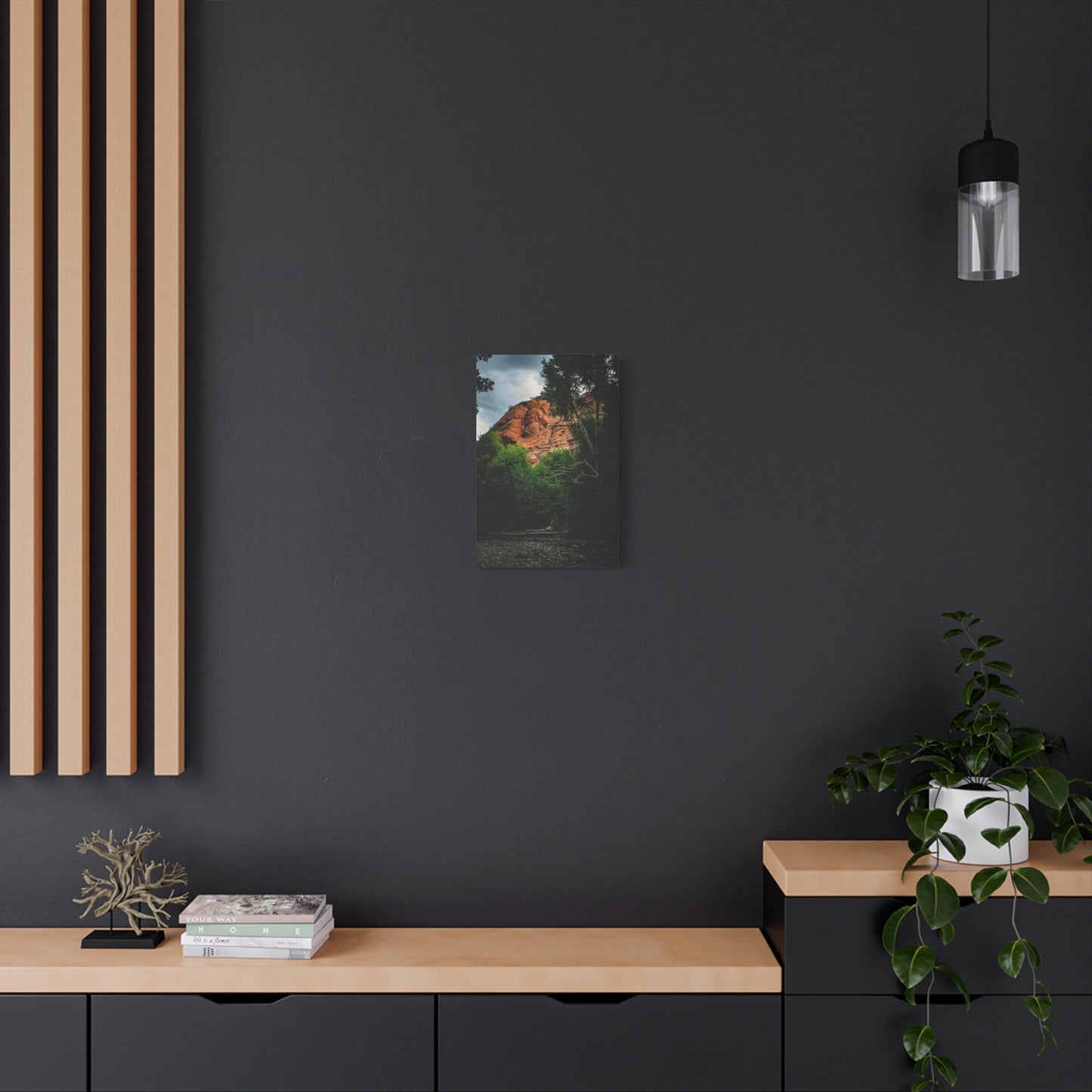 Red Rock Near Ayres Natural Bridge Canvas