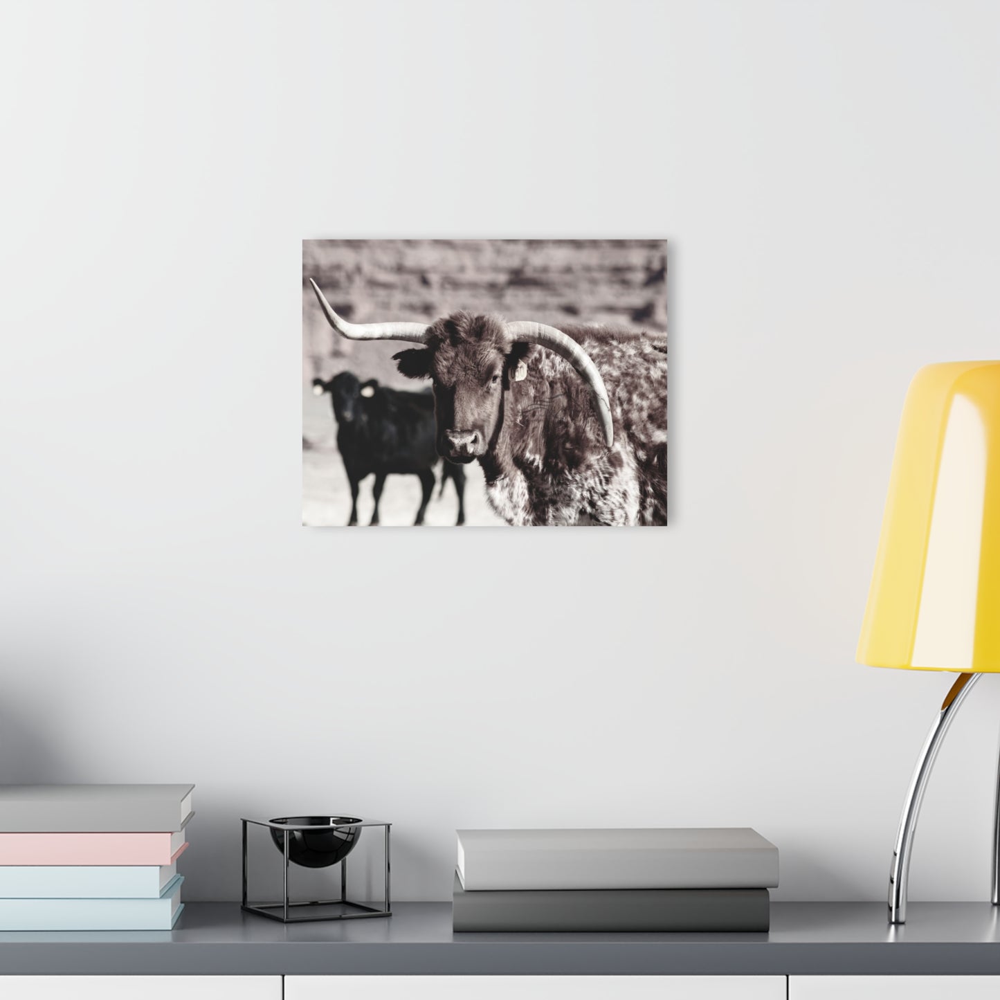 Rustic Longhorn Acrylic