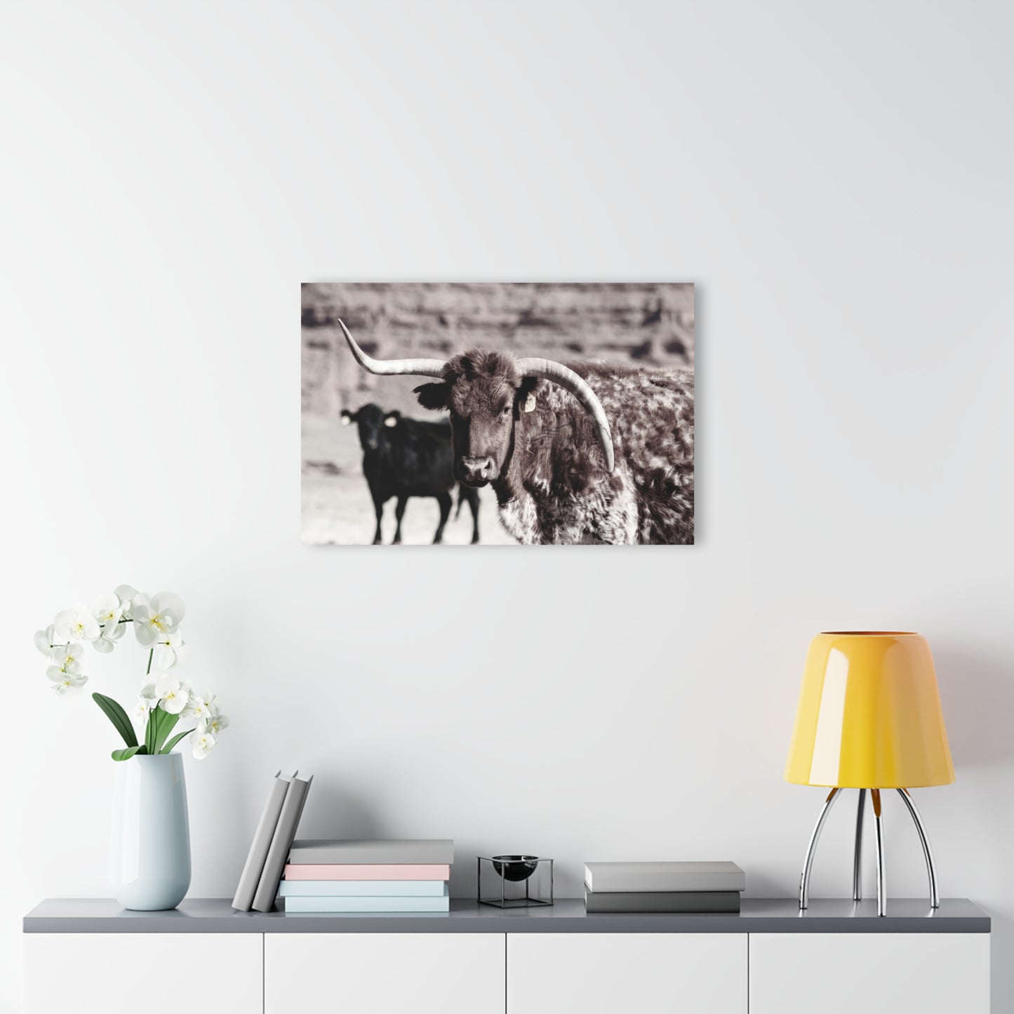 Rustic Longhorn Acrylic