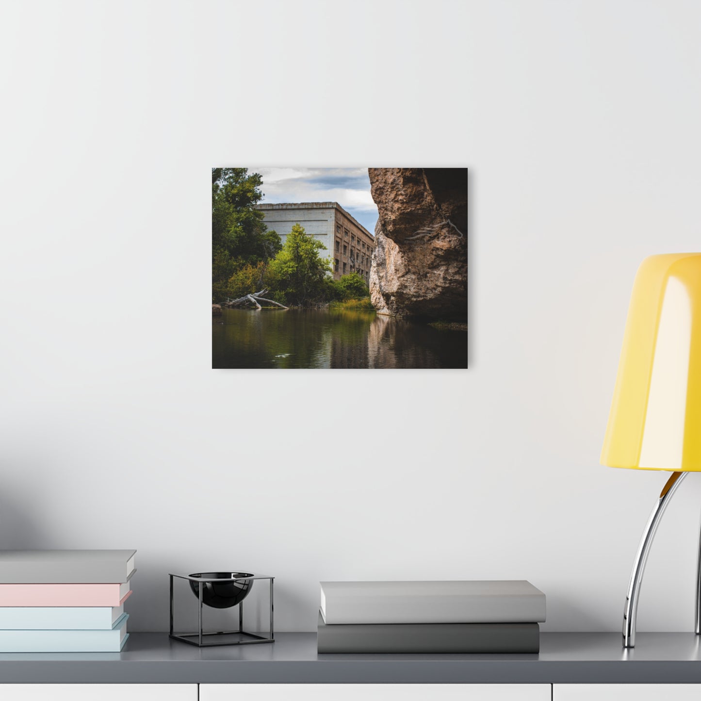 Rustic Ayres Natural Bridge Building Acrylic