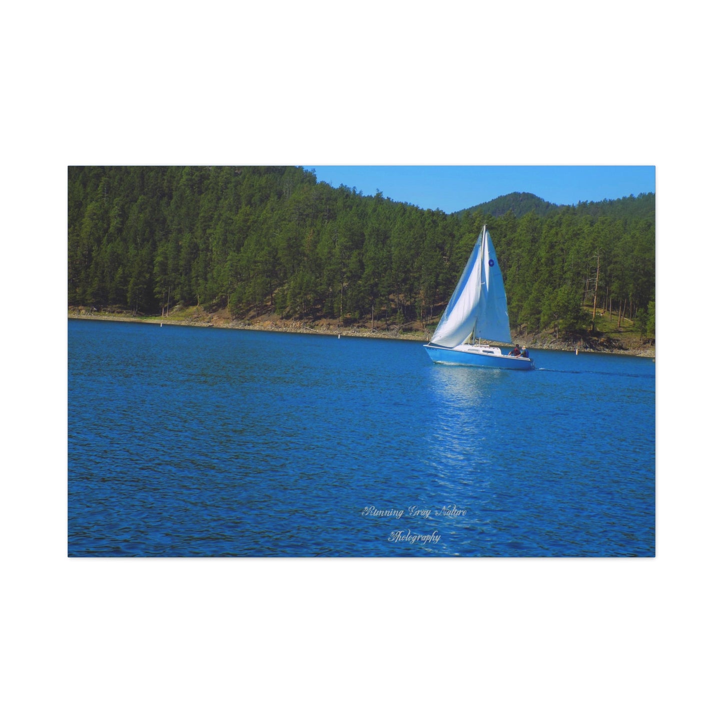 Sailboat Matte Canvas, Stretched, 1.25"