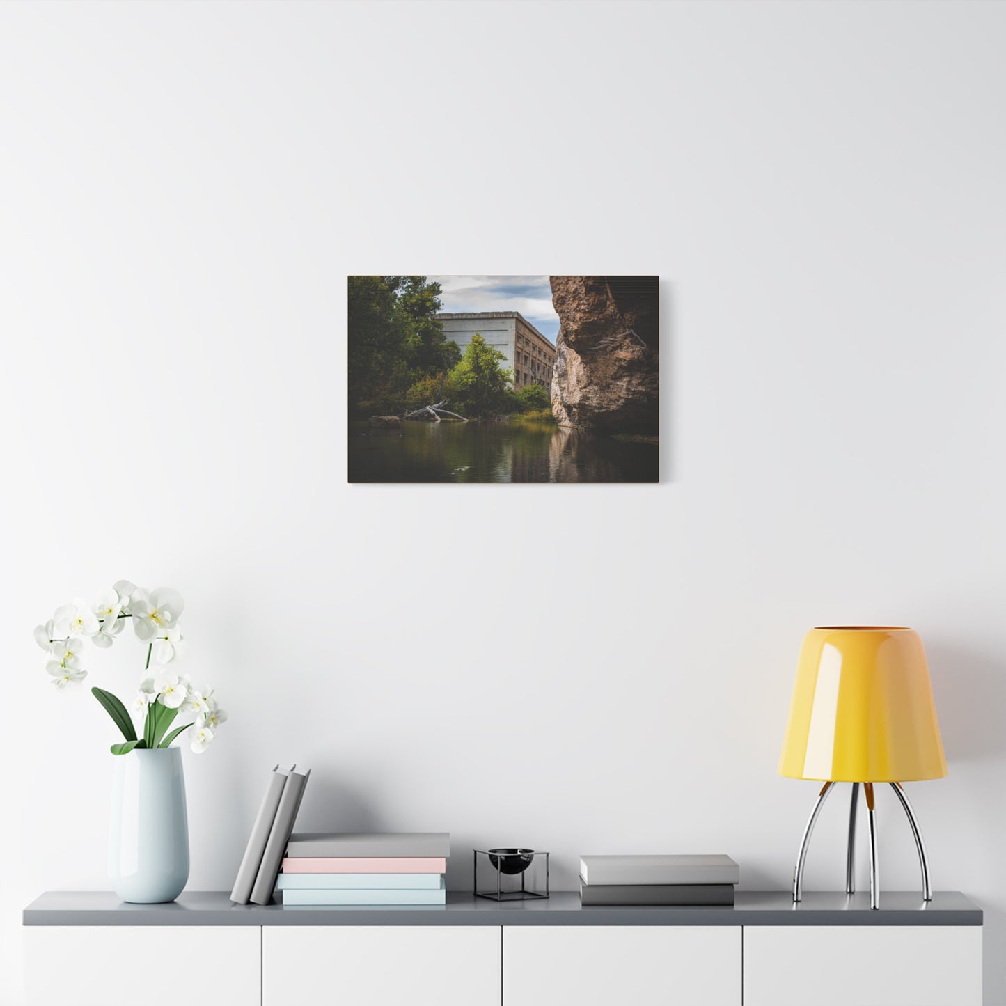 Rustic Ayres Natural Bridge Building Canvas