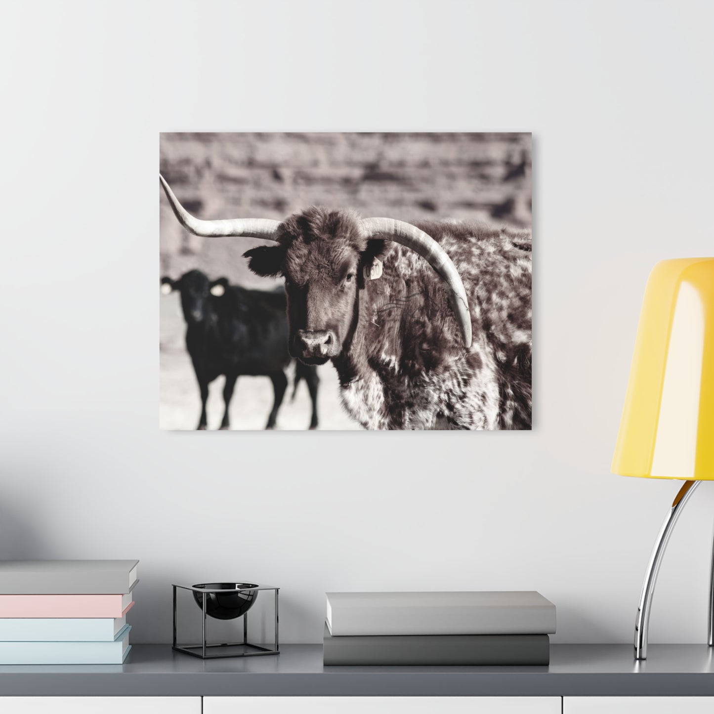 Rustic Longhorn Acrylic